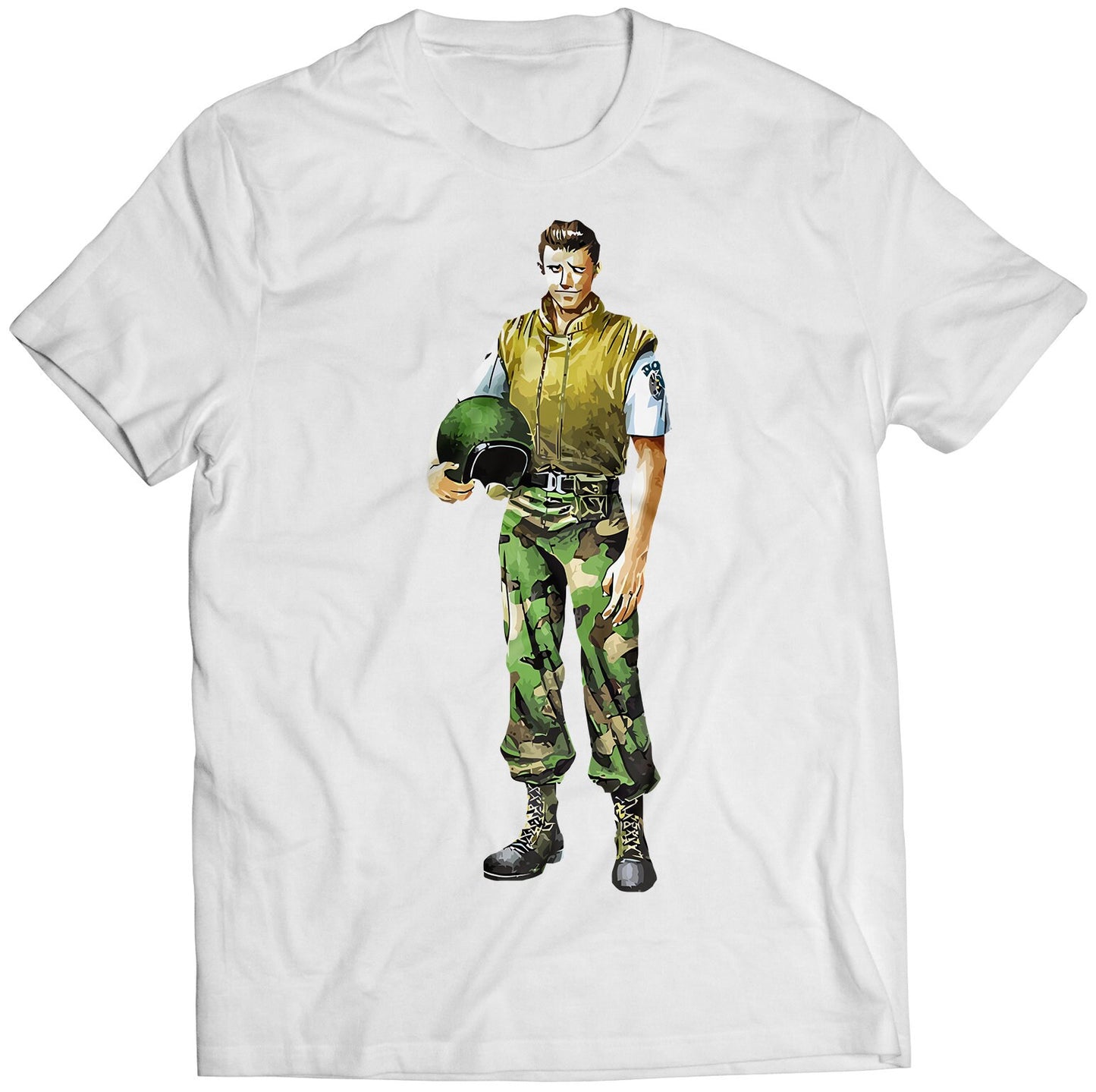 Brad Vickers Original Biohazard Residence Evil Premium Unisex T-shirt (Vectorized Design)