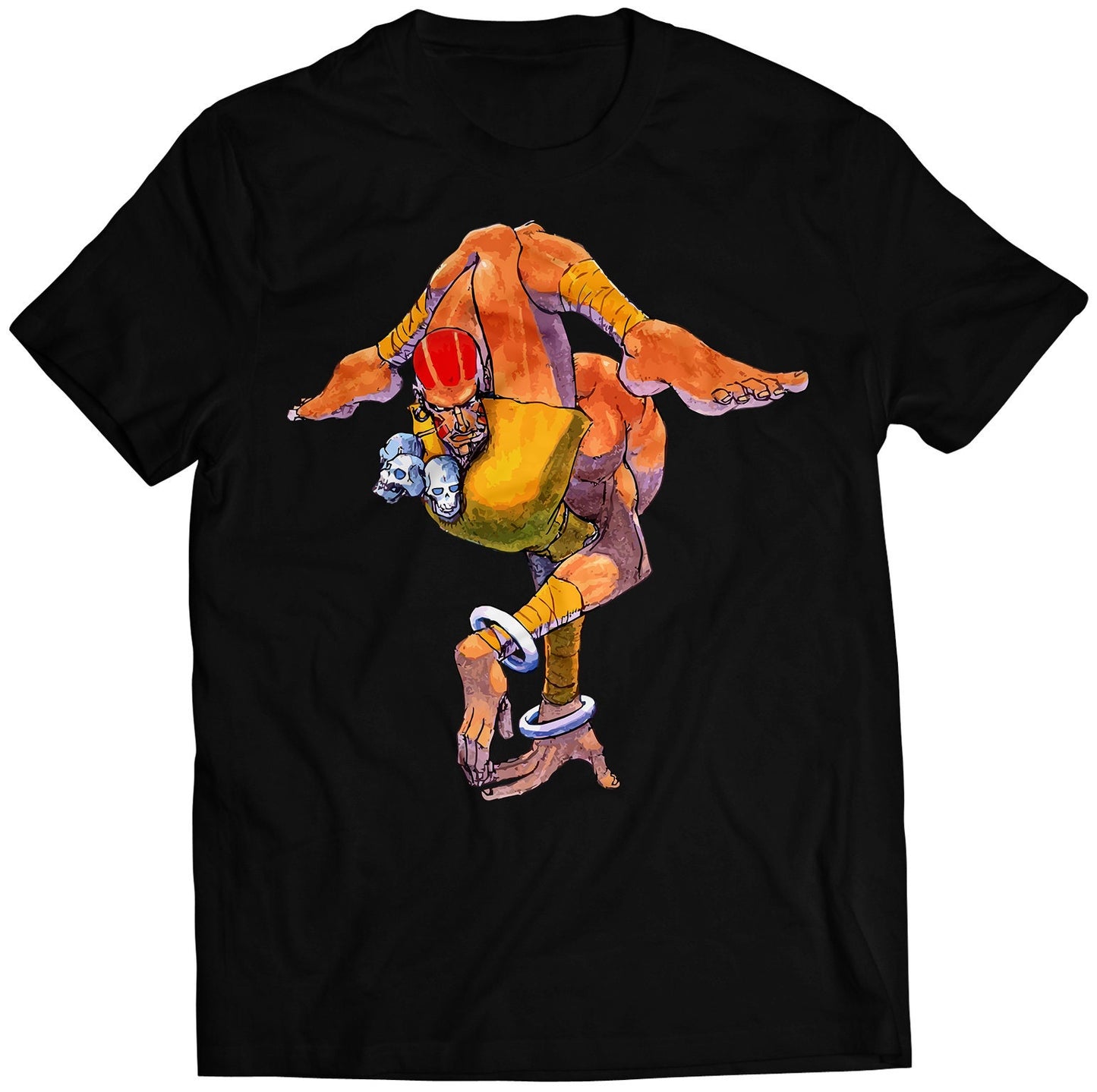 Dhalsim Sim Super Street Fighting 2 Turbo Premium Unisex T-shirt (Vectorized Design)
