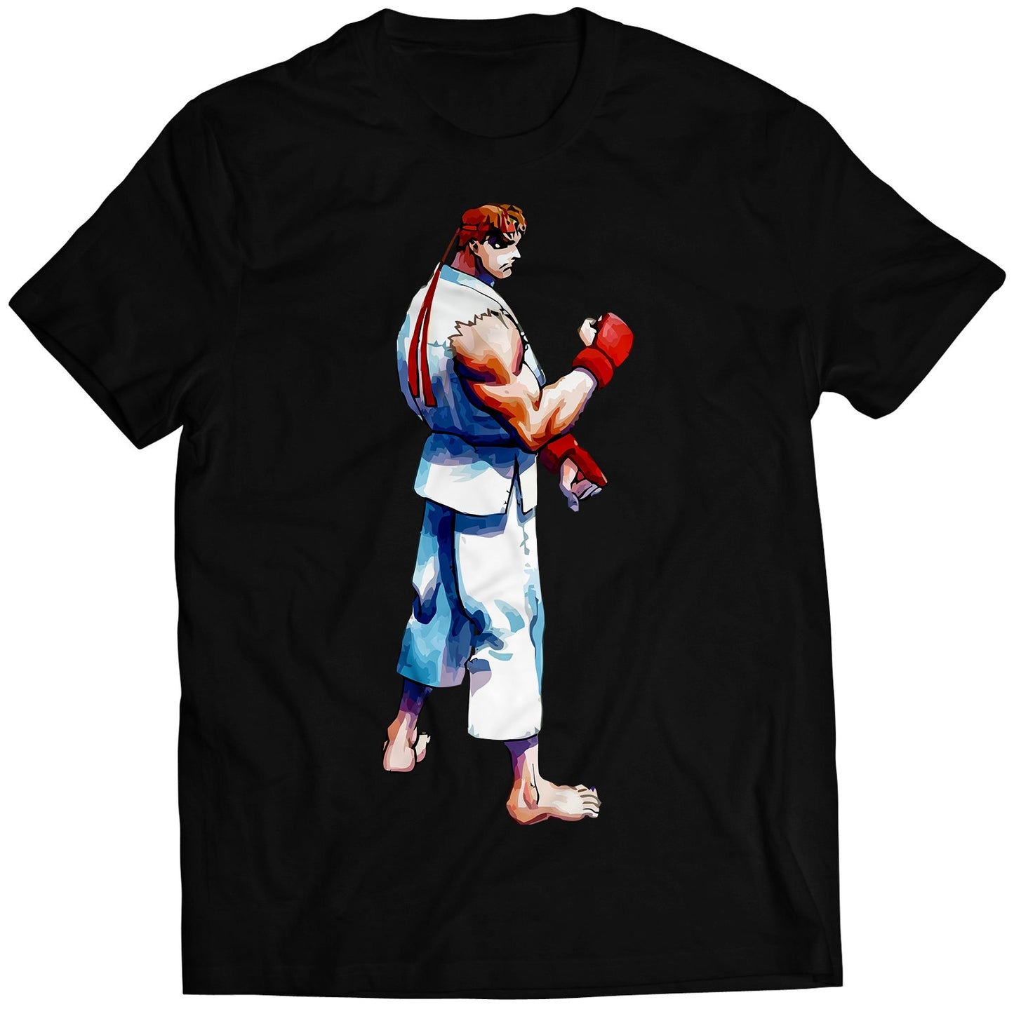 Ryu Shoto Super Street Fighting 2 Turbo Premium Unisex T-shirt (Vectorized Design)