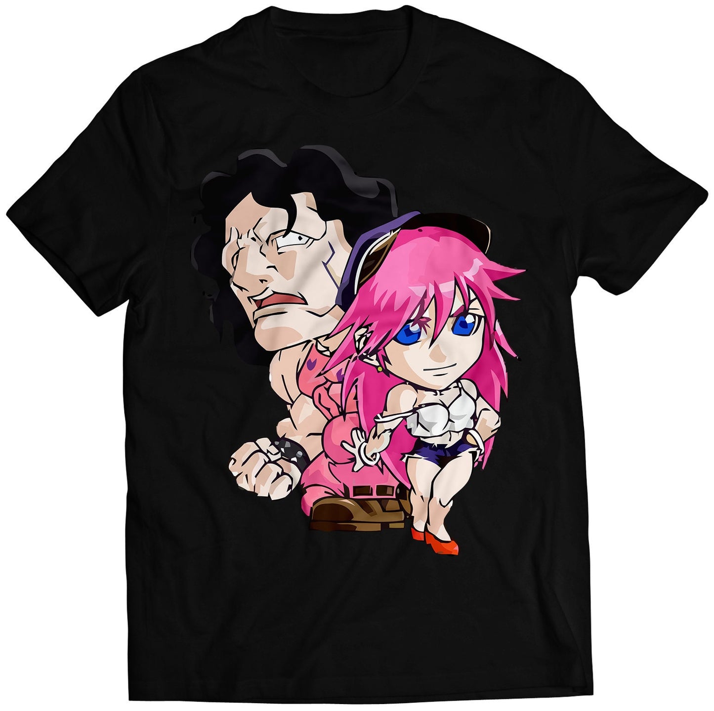 Chibi Hugo & Poison Premium Unisex T-shirt (Vectorized Design)