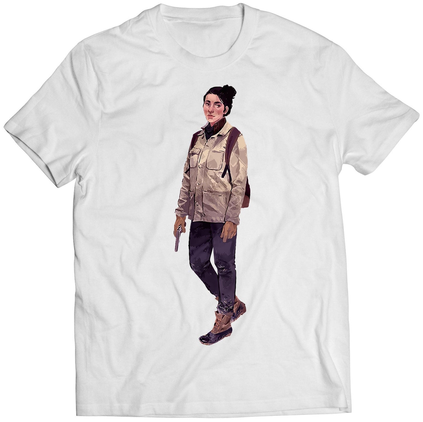 Dina TLOU Premium Unisex T-shirt (Vectorized Design)