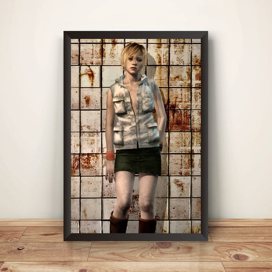 Heather Mason V1 Silence Hill 3 Cover Premium Poster (Vectorized Design)