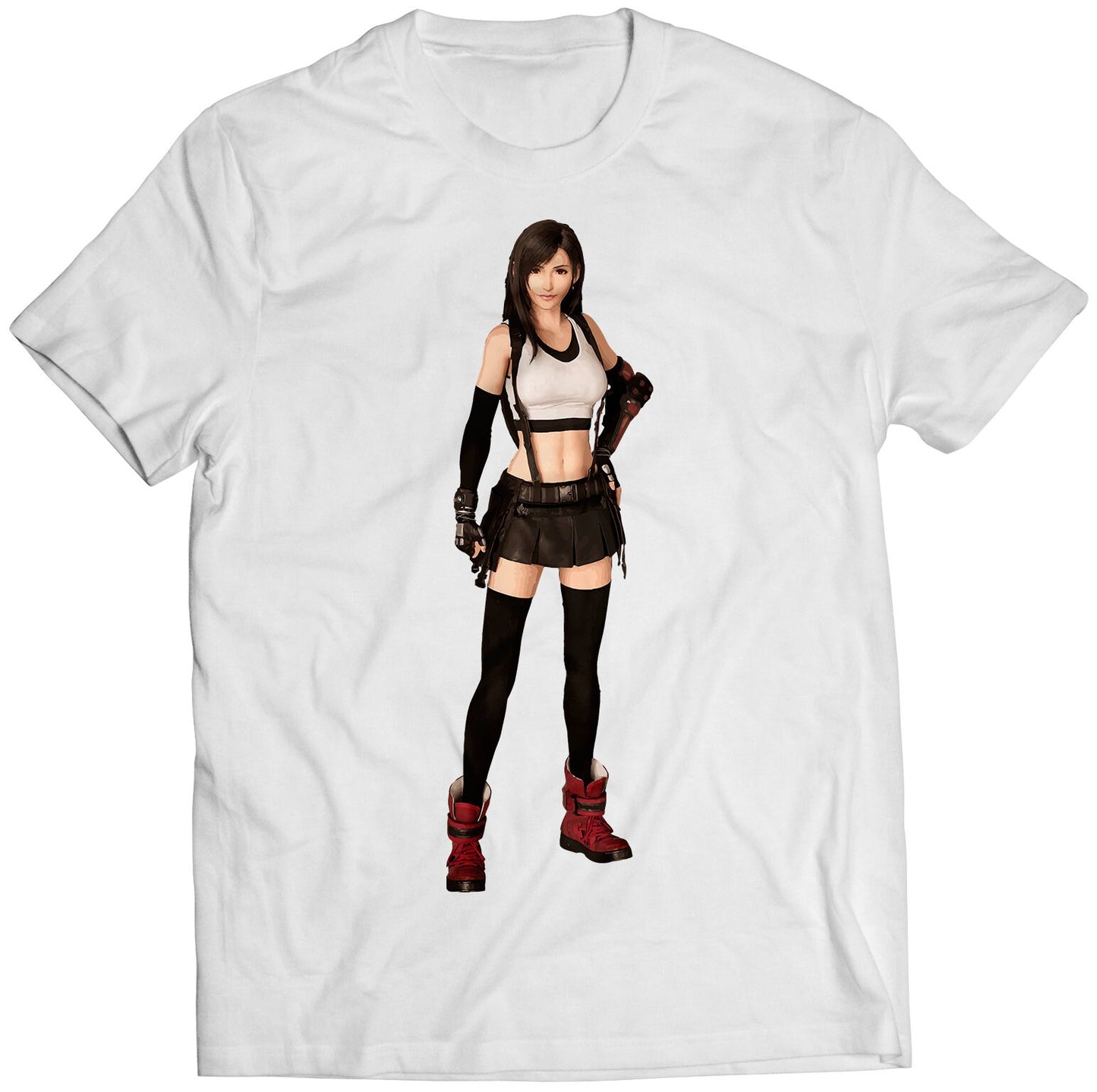 Tifa Lockhart FF7 VII Remake Premium Unisex T-shirt (Vectorized Design)