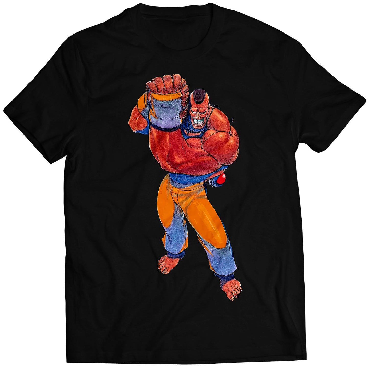 Dee Jay Super Street Fighting 2 Turbo Premium Unisex T-shirt (Vectorized Design)