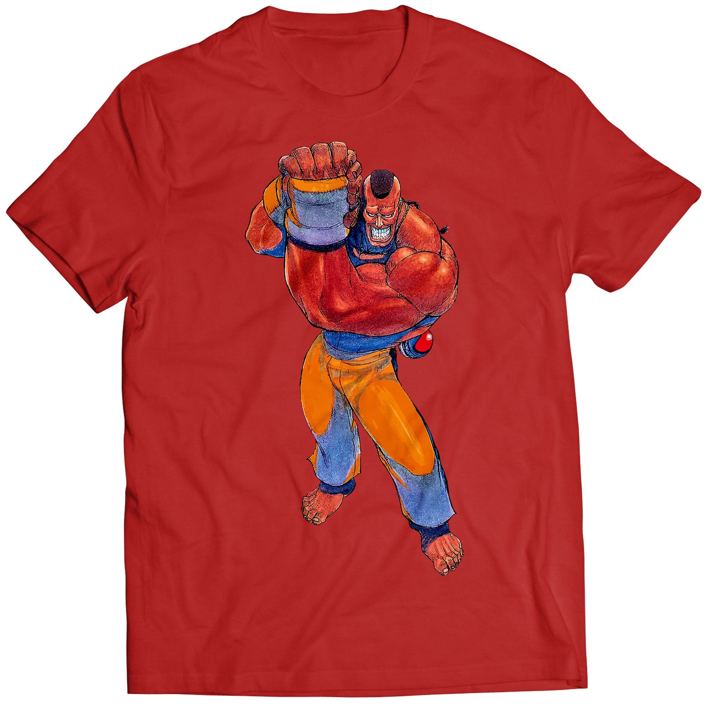Dee Jay Super Street Fighting 2 Turbo Premium Unisex T-shirt (Vectorized Design)