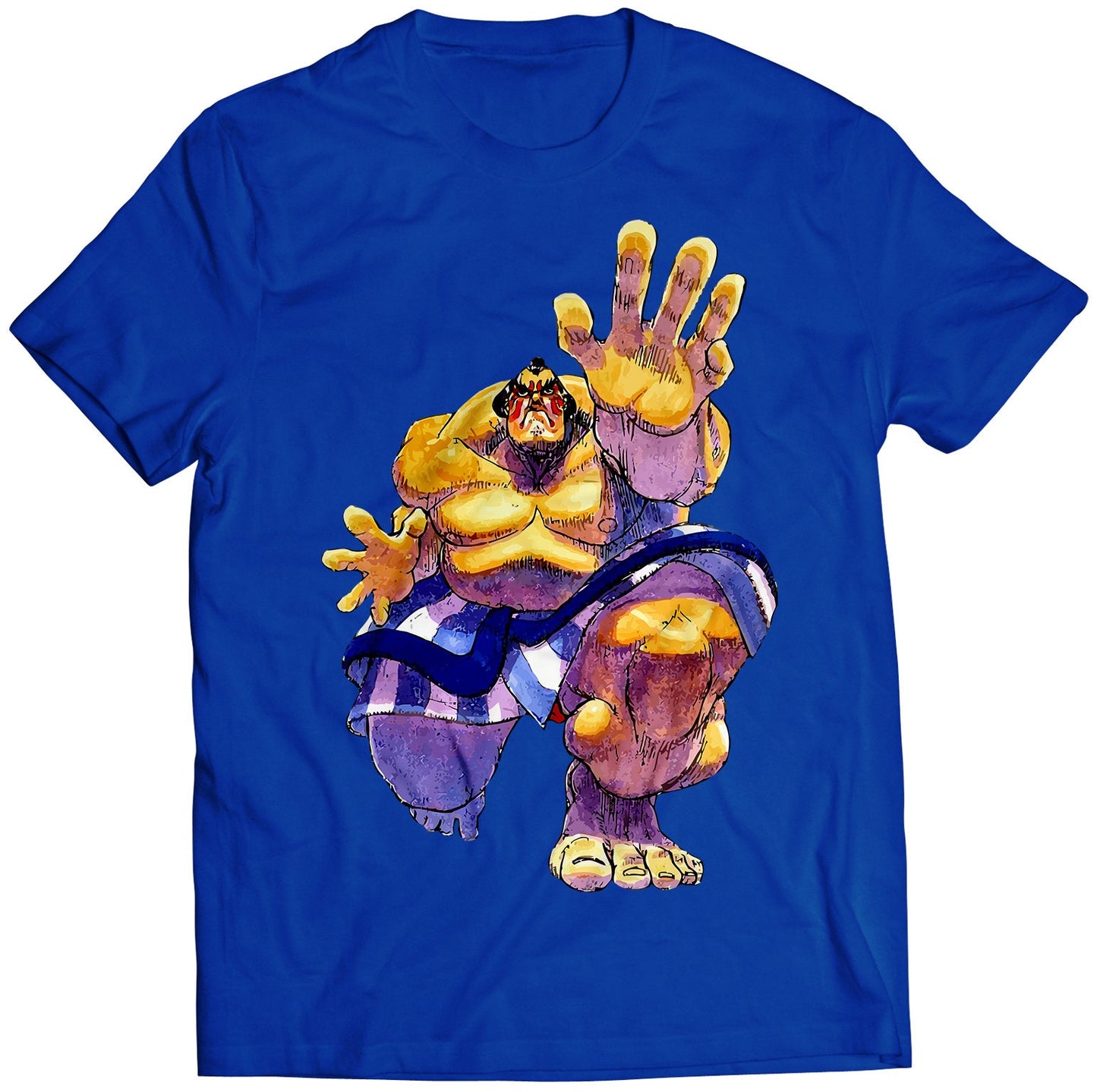 Edmond Honda Super Street Fighting 2 Turbo Premium Unisex T-shirt (Vectorized Design)