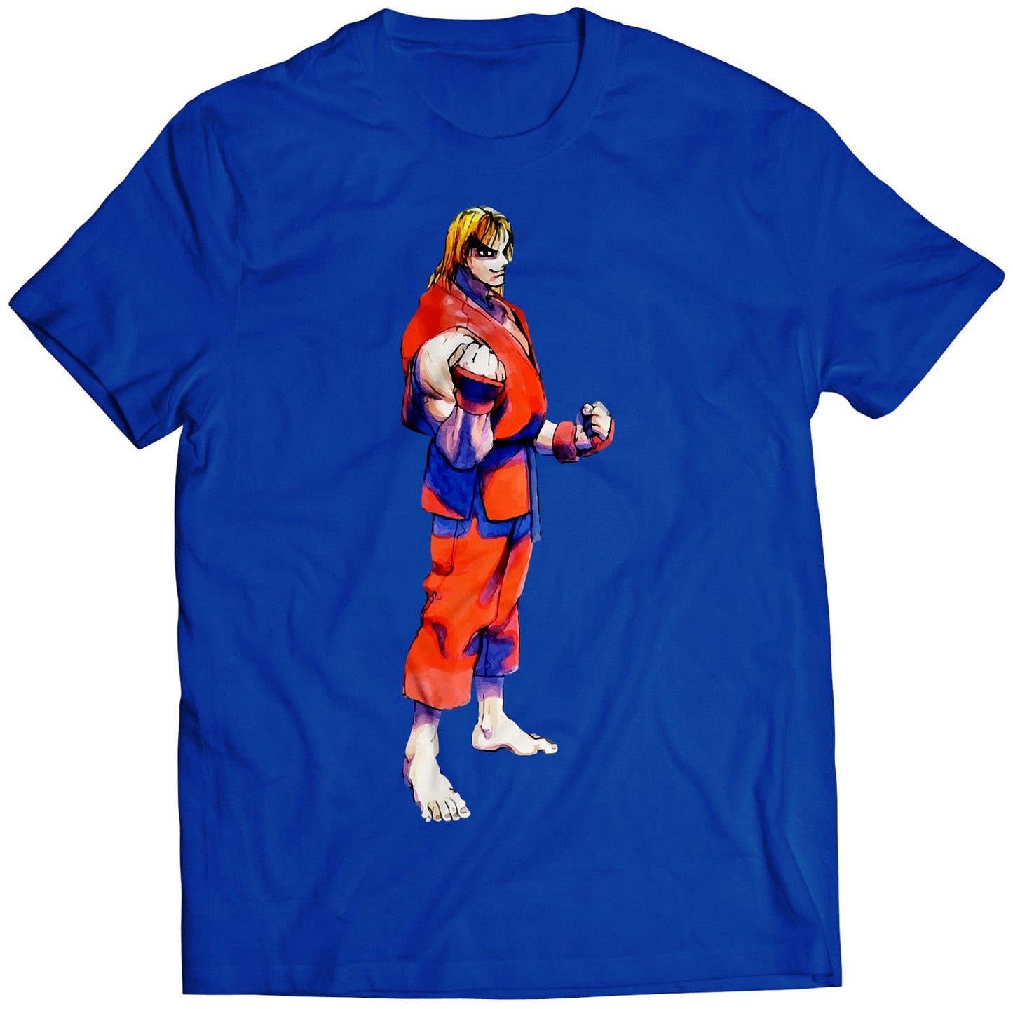 Ken Super Street Fighting 2 Turbo Premium Unisex T-shirt (Vectorized Design)