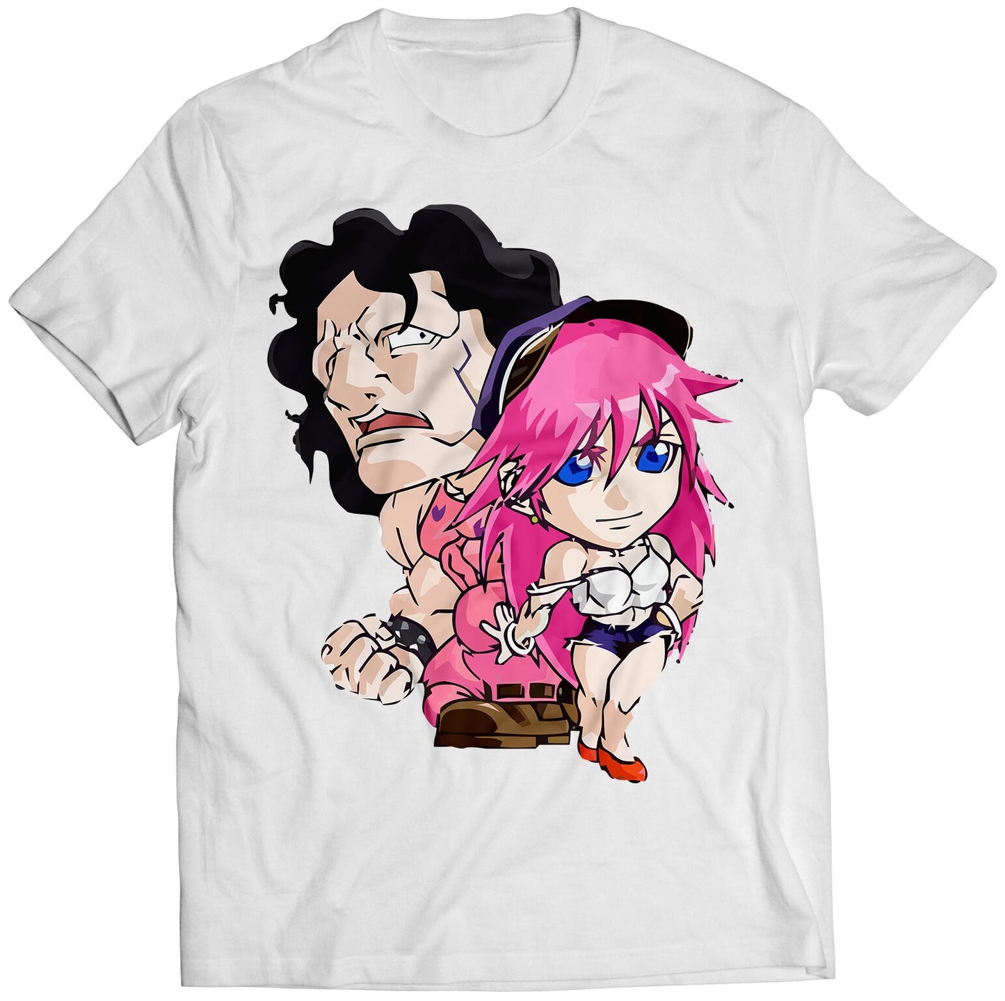 Chibi Hugo & Poison Premium Unisex T-shirt (Vectorized Design)