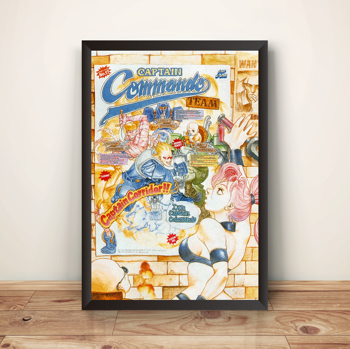 Commando Illustration Premium Poster (Vectorized Design)