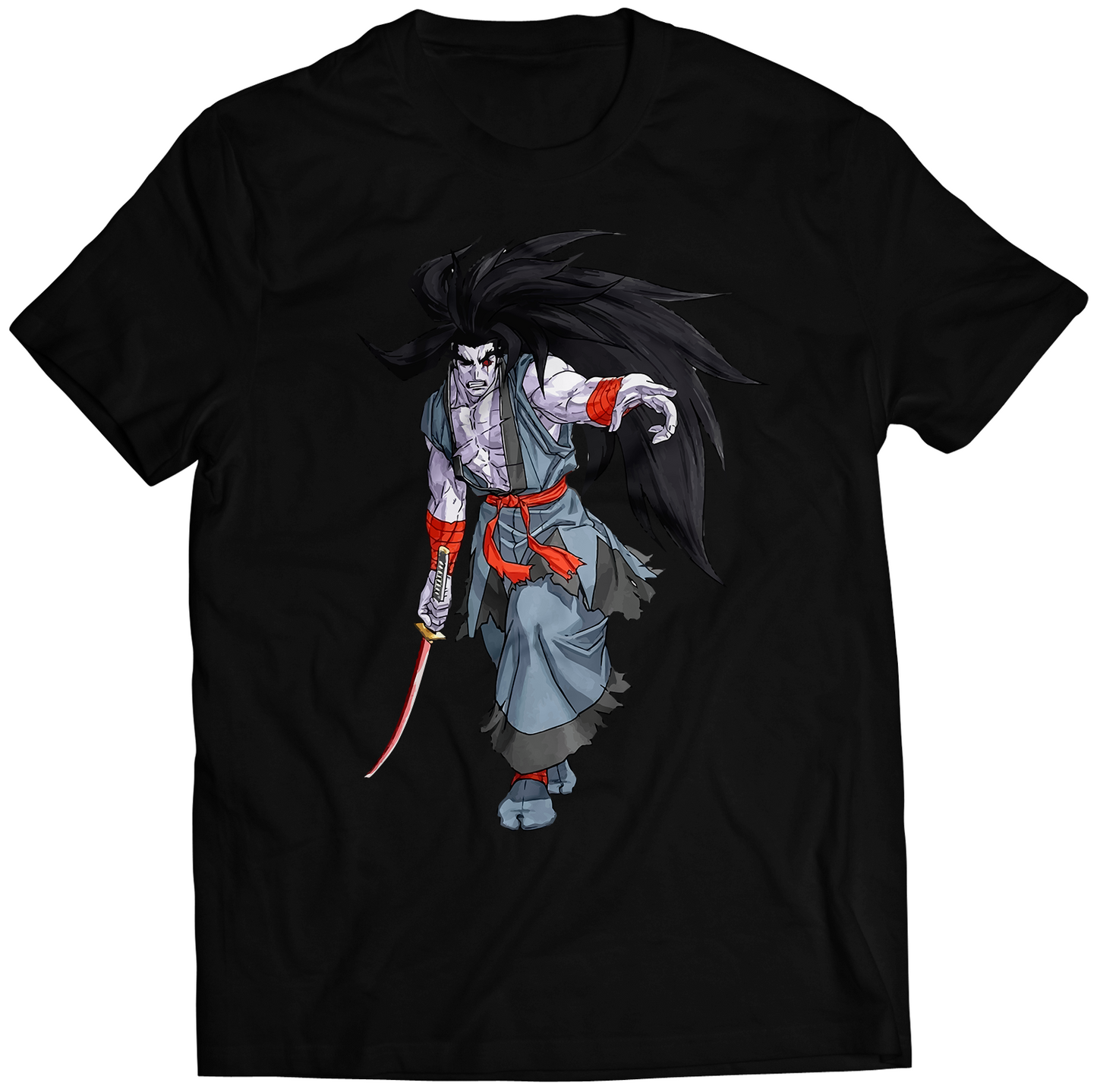 Rasetsumaru Samurai VI Tenka Premium Unisex T-shirt (Vectorized Design)
