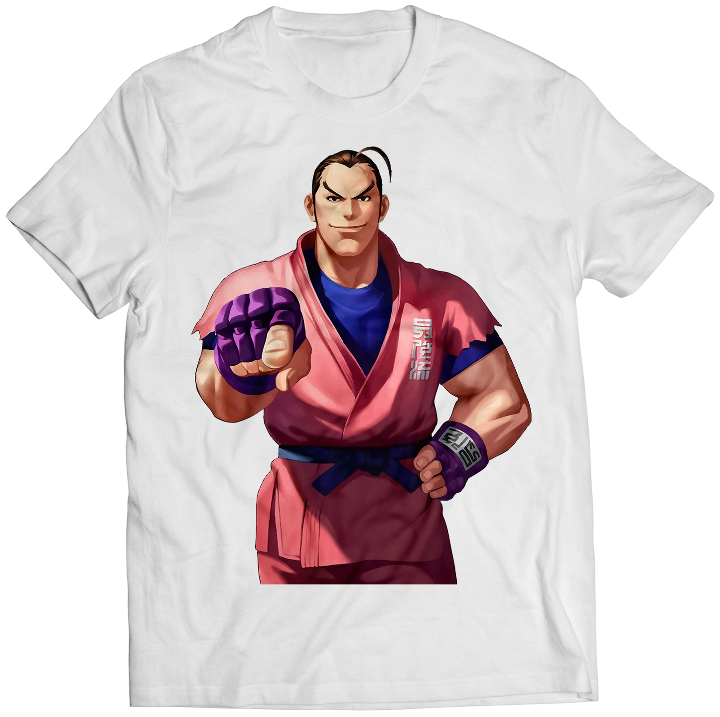 Dan hibiki V2 Duel Fighter Premium Unisex T-shirt (Vectorized Design)