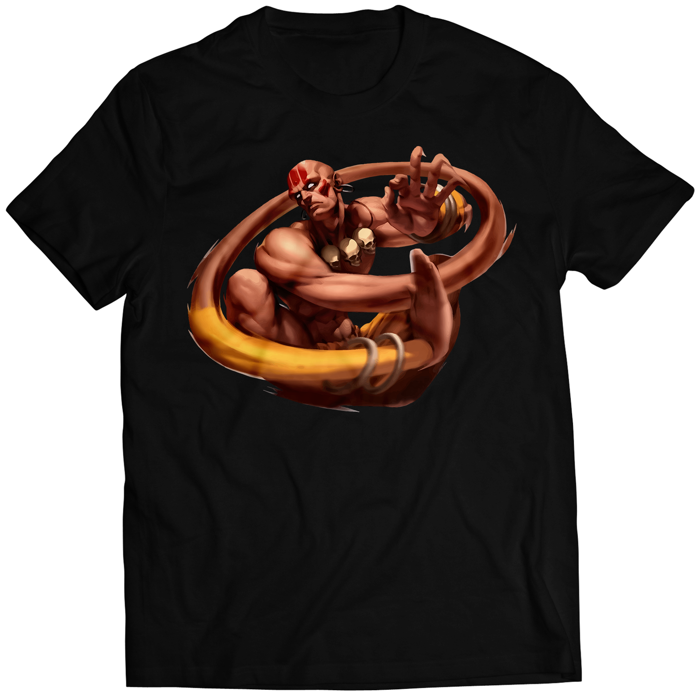 Dhalsim Duel Fighter Premium Unisex T-shirt (Vectorized Design)