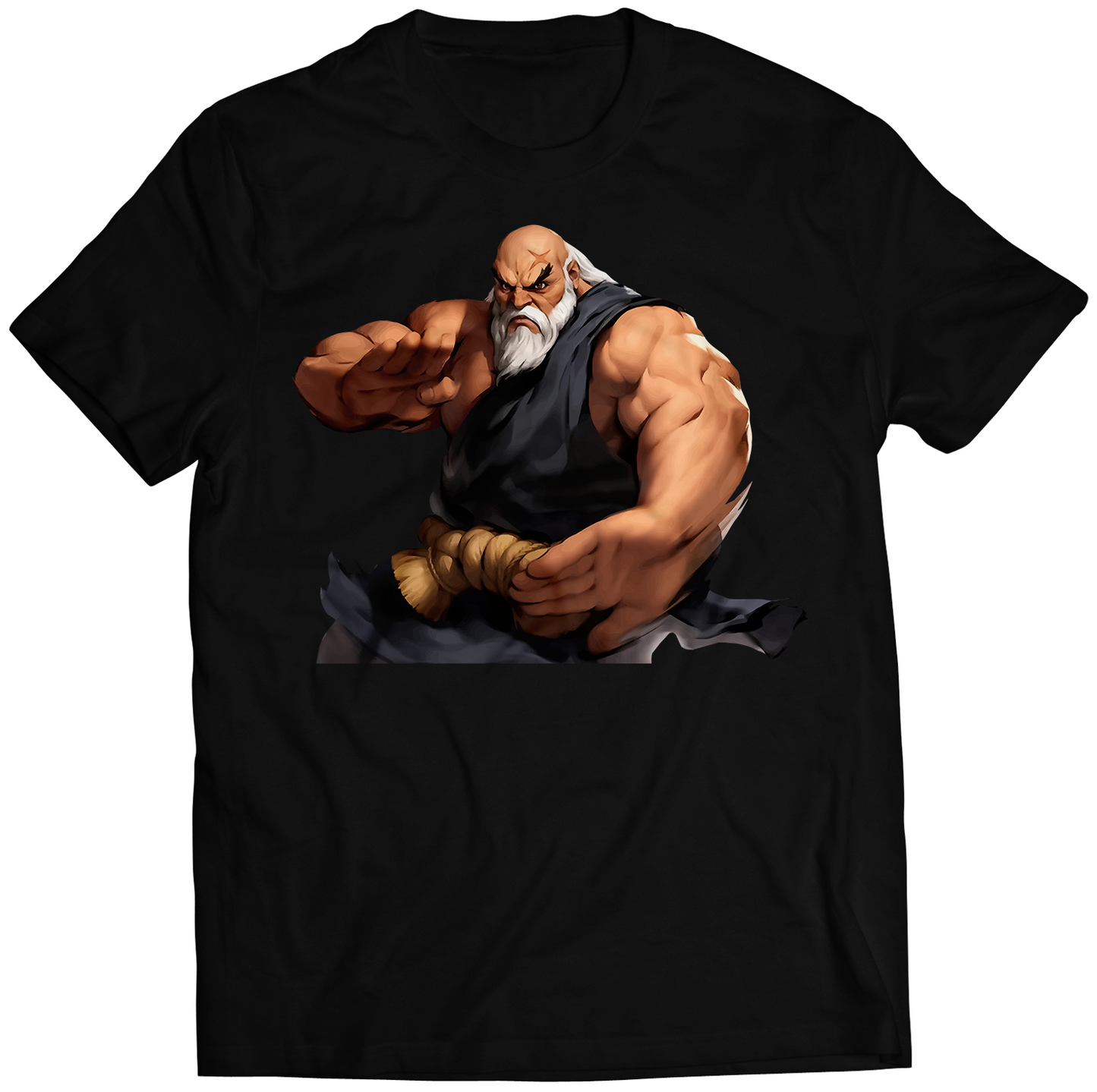 Gouken Duel Fighter Premium Unisex T-shirt (Vectorized Design)