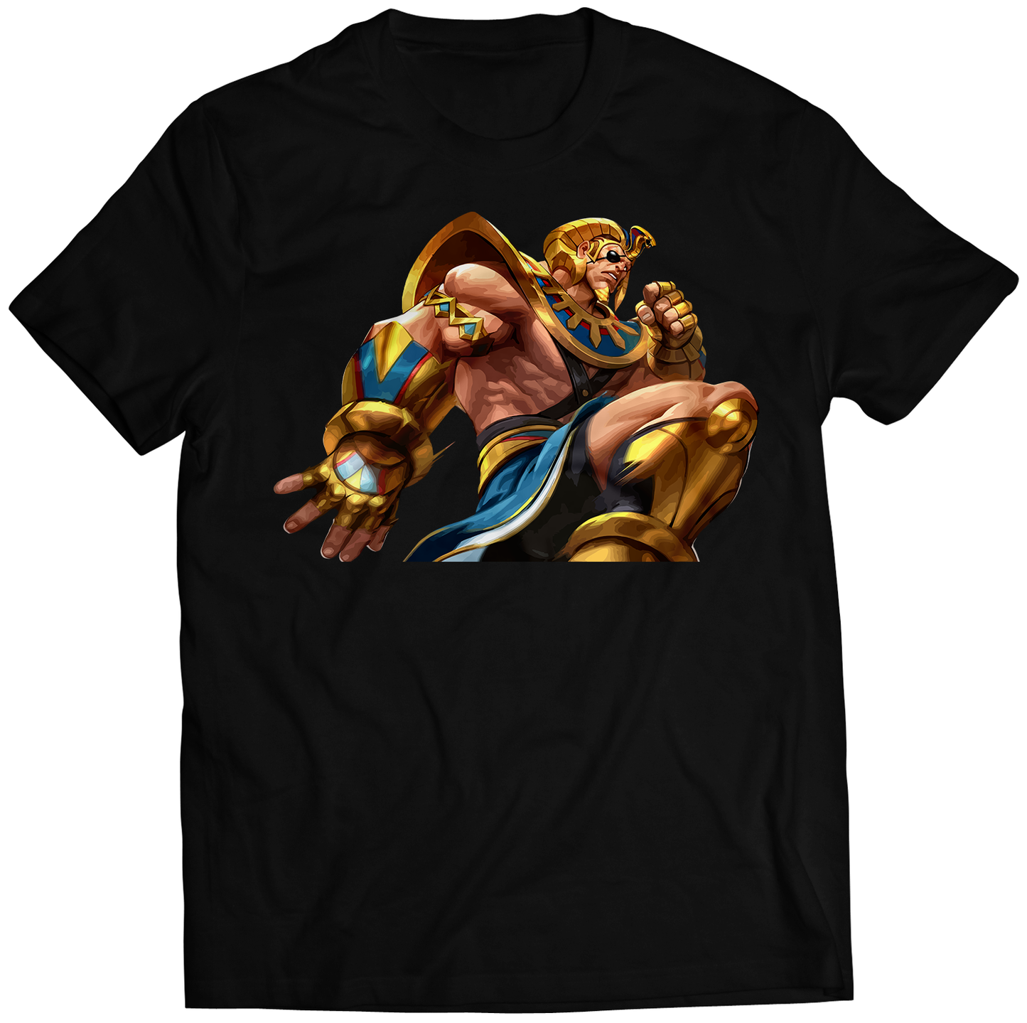 Pharaoh Sagat Duel Fighter Premium Unisex T-shirt (Vectorized Design)