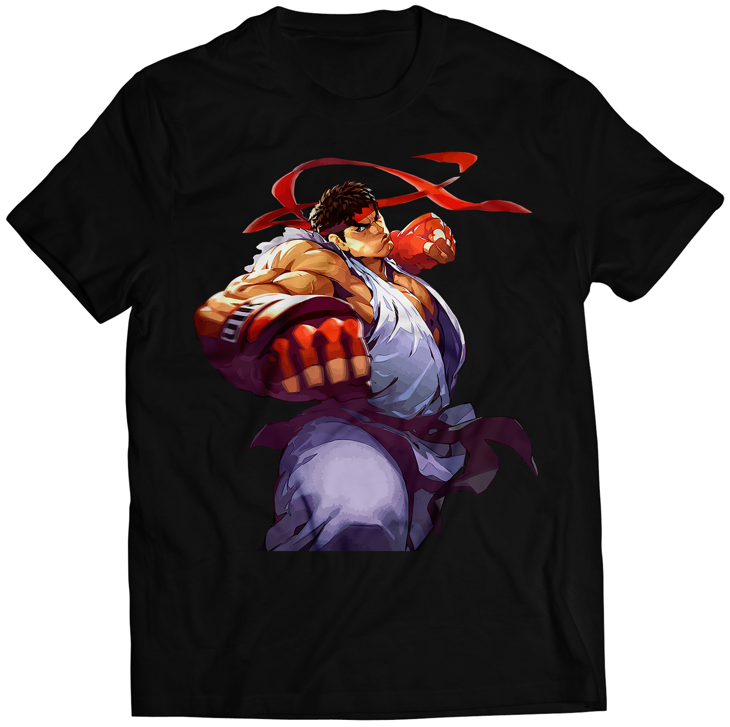 Ryu Promo Art V3 Duel Fighter Premium Unisex T-shirt (Vectorized Design)