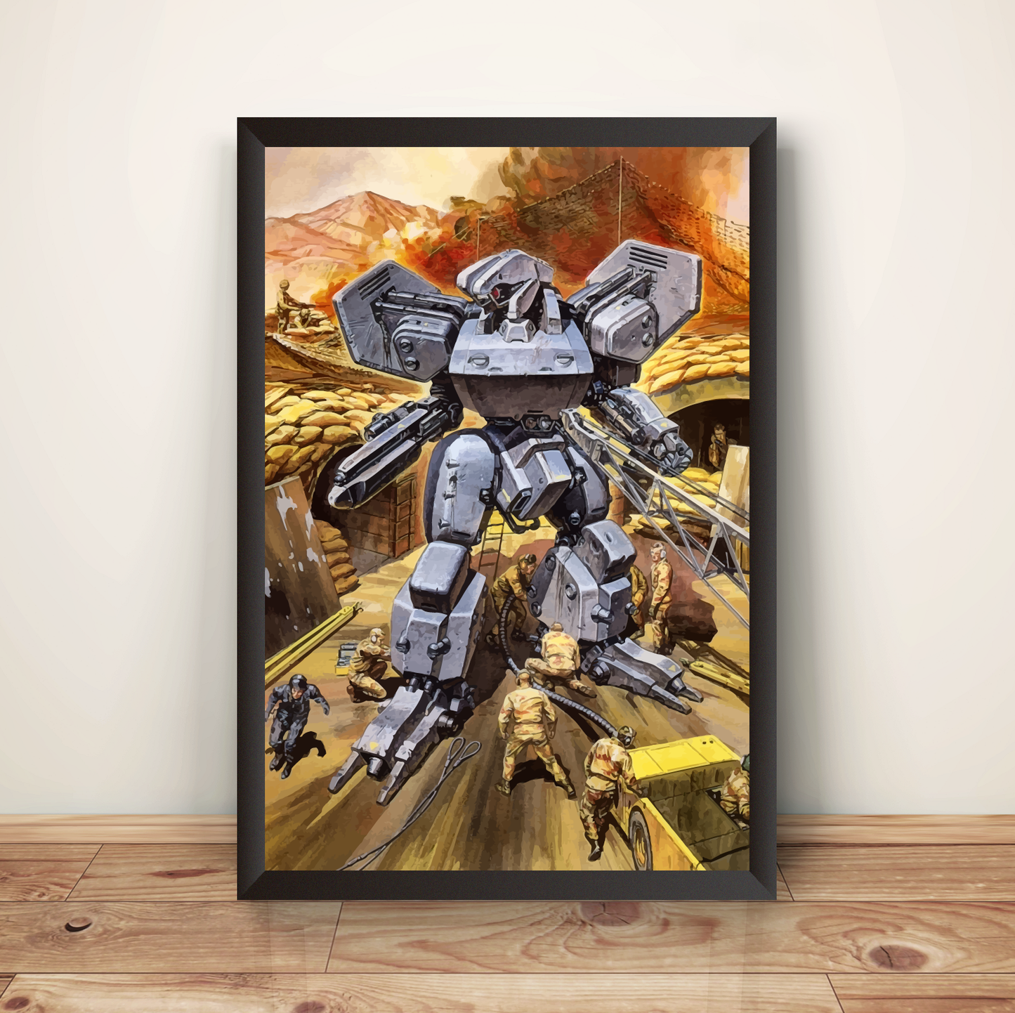 Valken Robots Premium Poster (Vectorized Design)