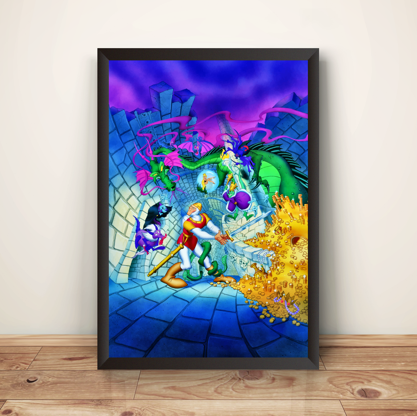 Dragon Lair Premium Unisex T-shirt (Vectorized Design)