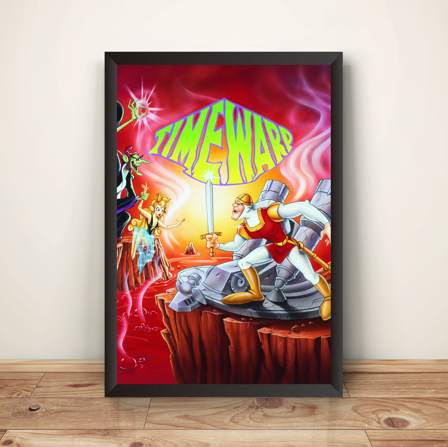 Dragon's Lair 2 Time Warp Premium Unisex T-shirt (Vectorized Design)