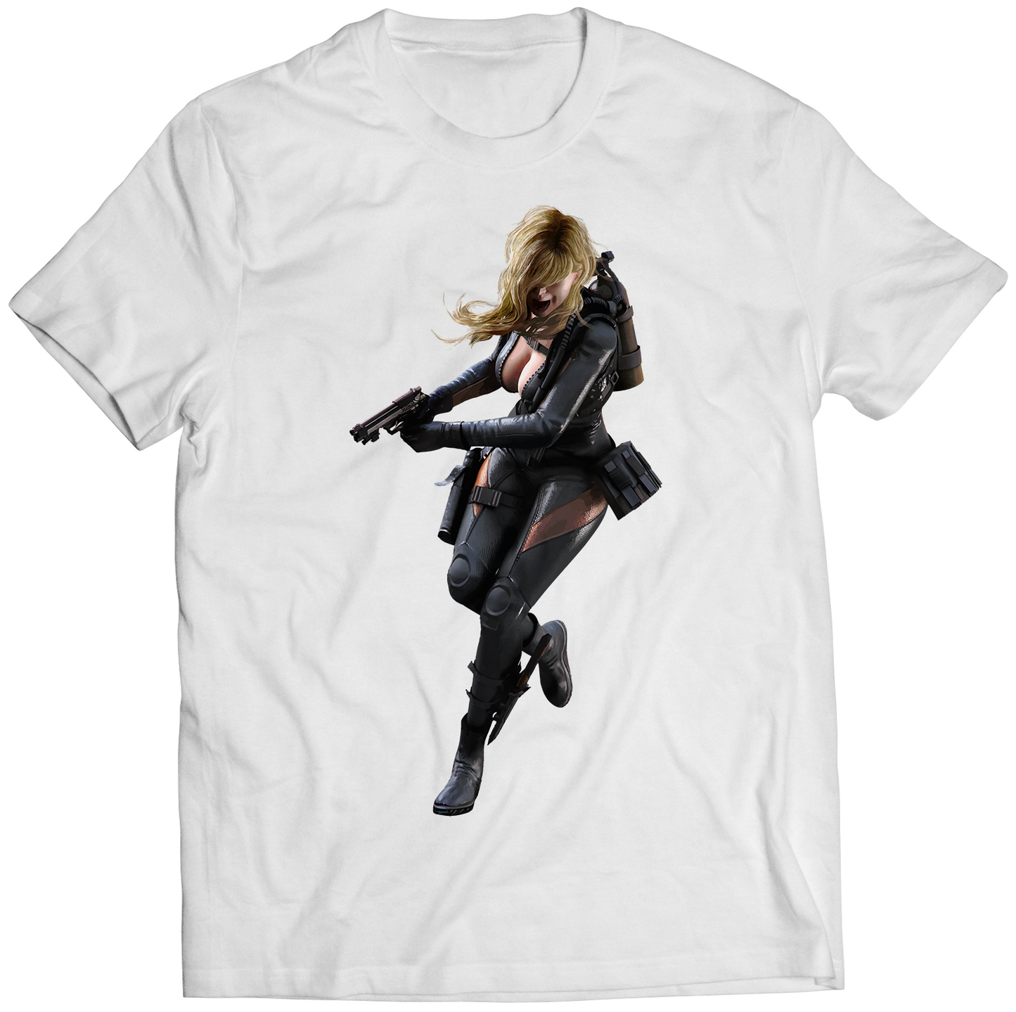 Rachael Evil Revelations Premium Unisex T-shirt (Vectorized Design)