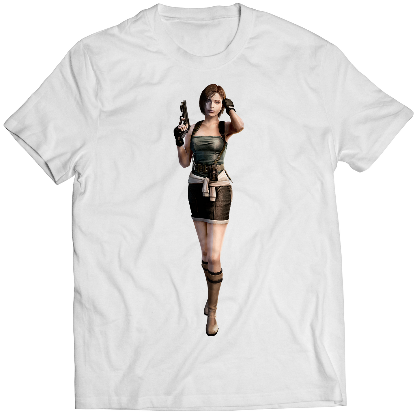 Jill Valentines REvil The Mercenaries 3D Premium Unisex T-shirt (Vectorized Design)