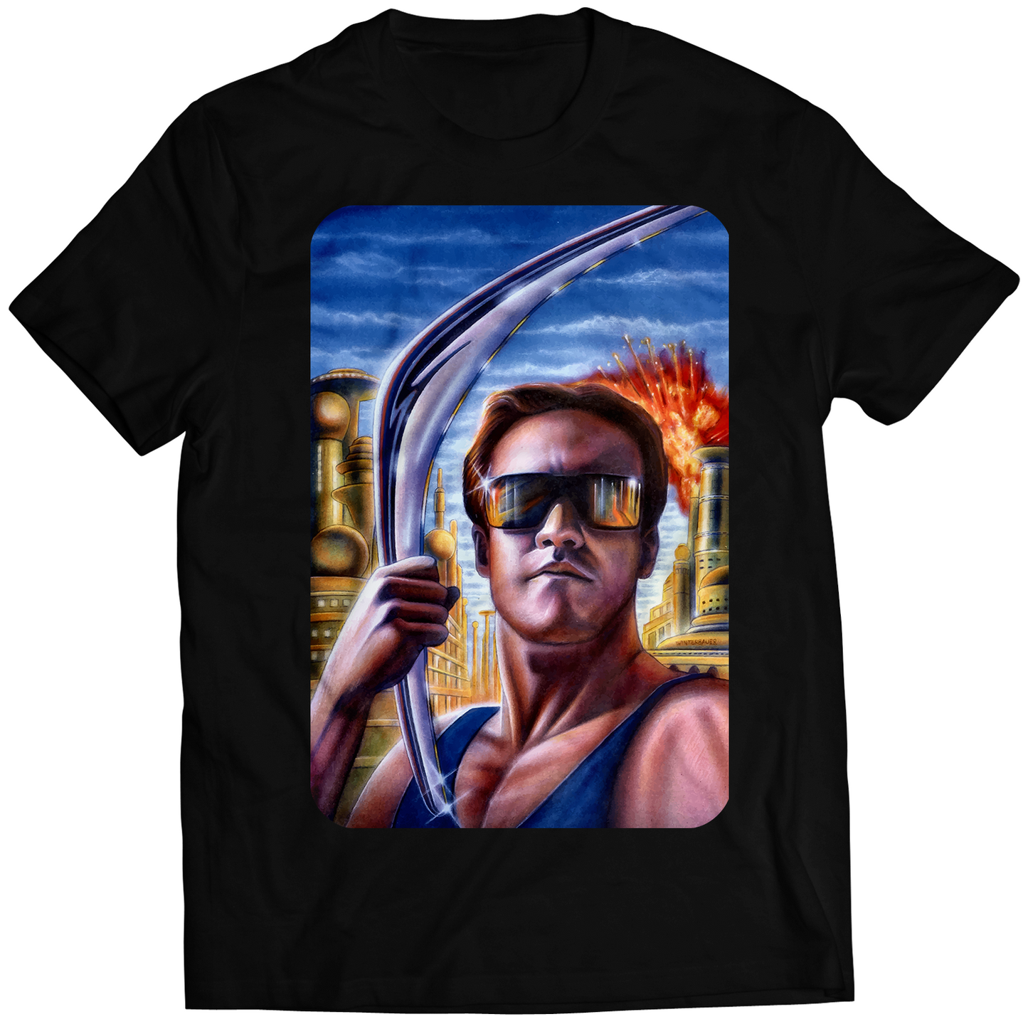 Sharp Blade Premium Unisex T-shirt (Vectorized Design)