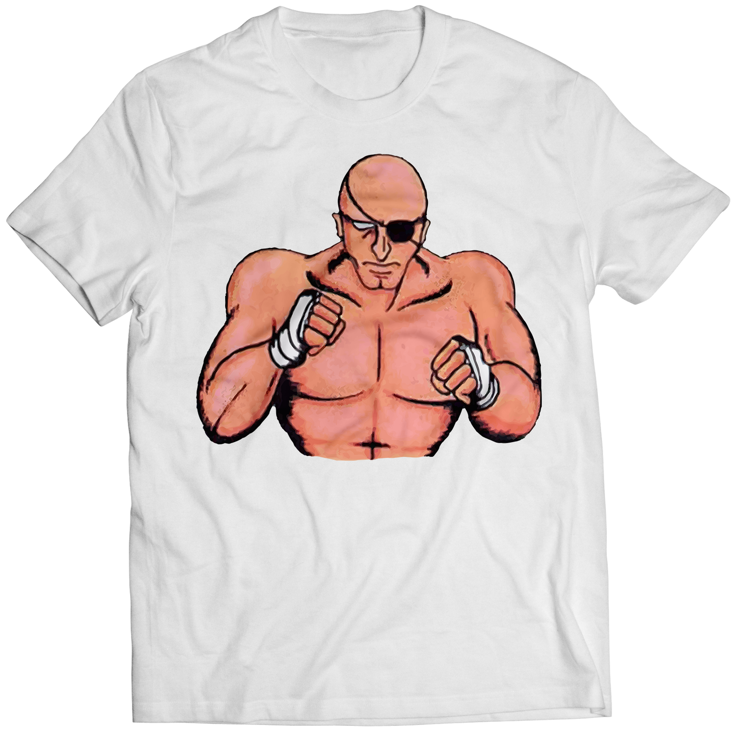 Sagat Portrait OG SF1 Premium Unisex T-shirt (Vectorized Design)