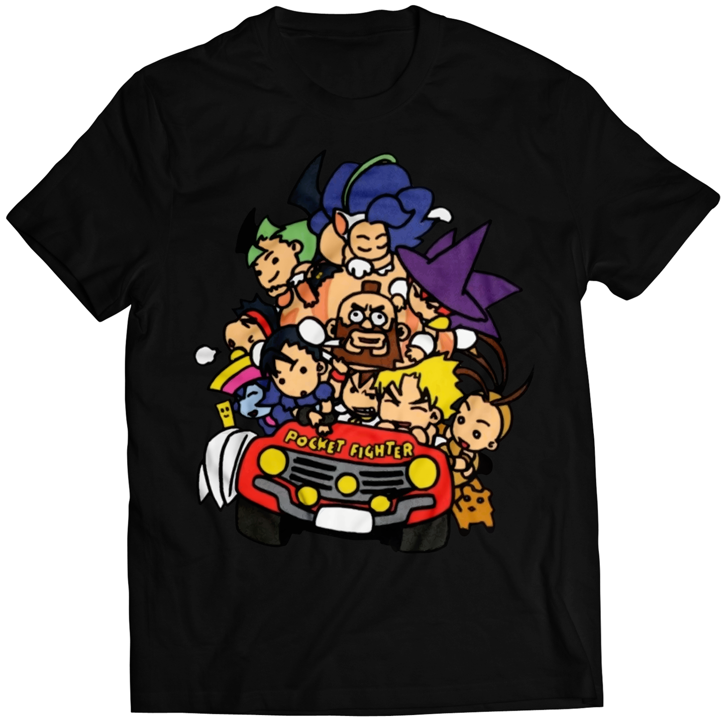 Fighters X Vampires Roadtrip Premium Unisex T-shirt (Vectorized Design)