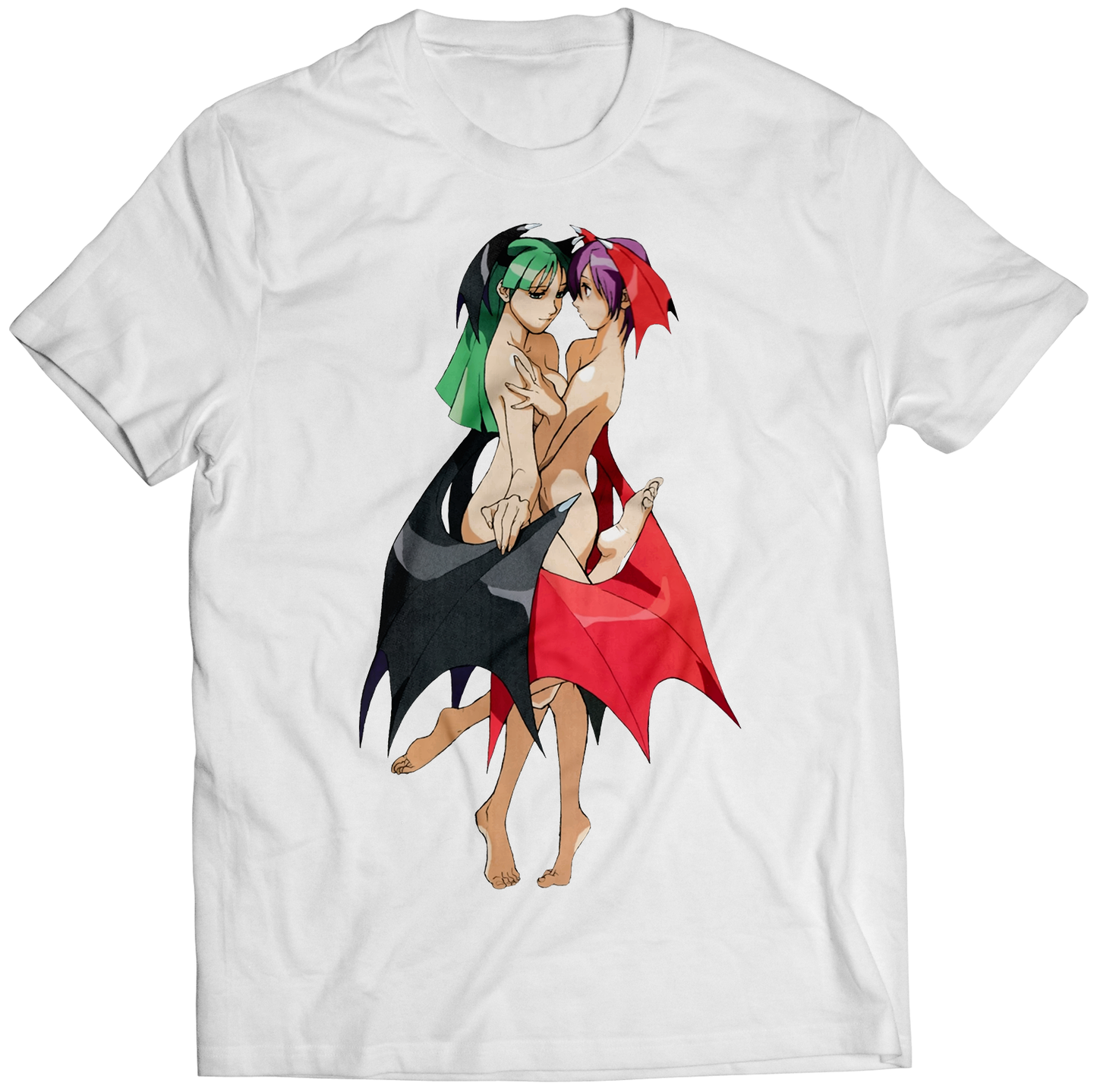 No Pants Day Darkstalkers Premium Unisex T-shirt (Vectorized Design)