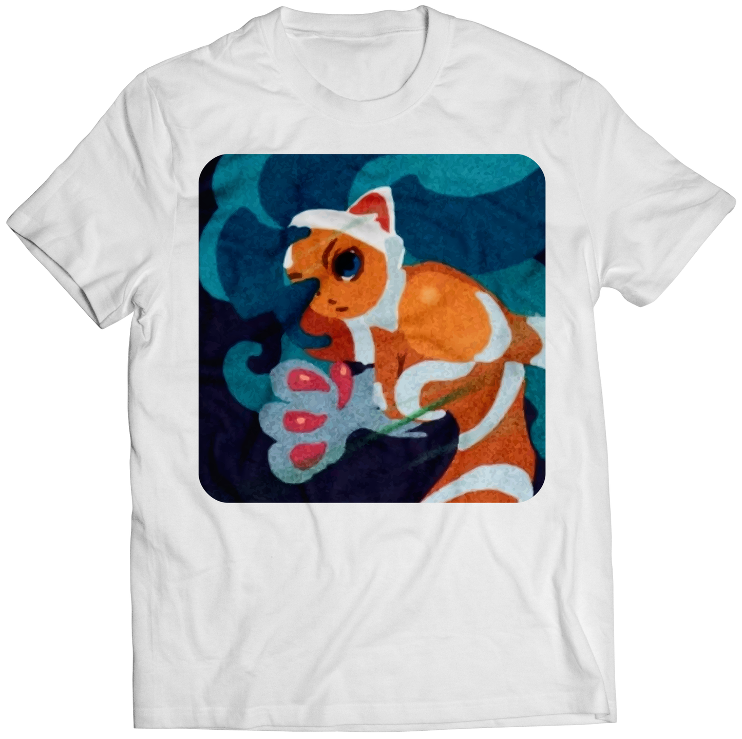 Felicia Painting Darkstalkers Premium Unisex T-shirt (Vectorized Design)