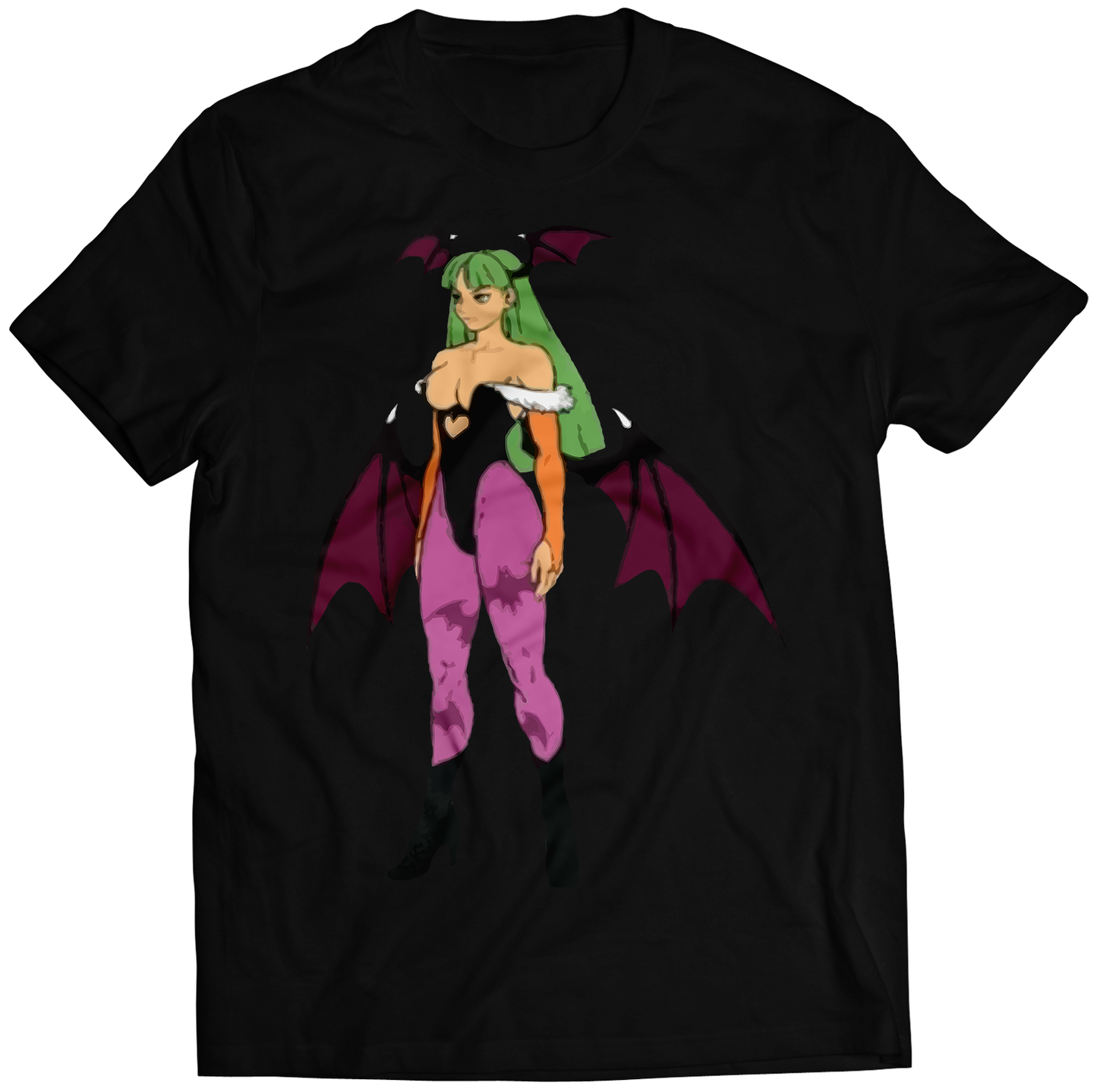 Morrigan Concept Darkstalkers Premium Unisex T-shirt (Vectorized Design)