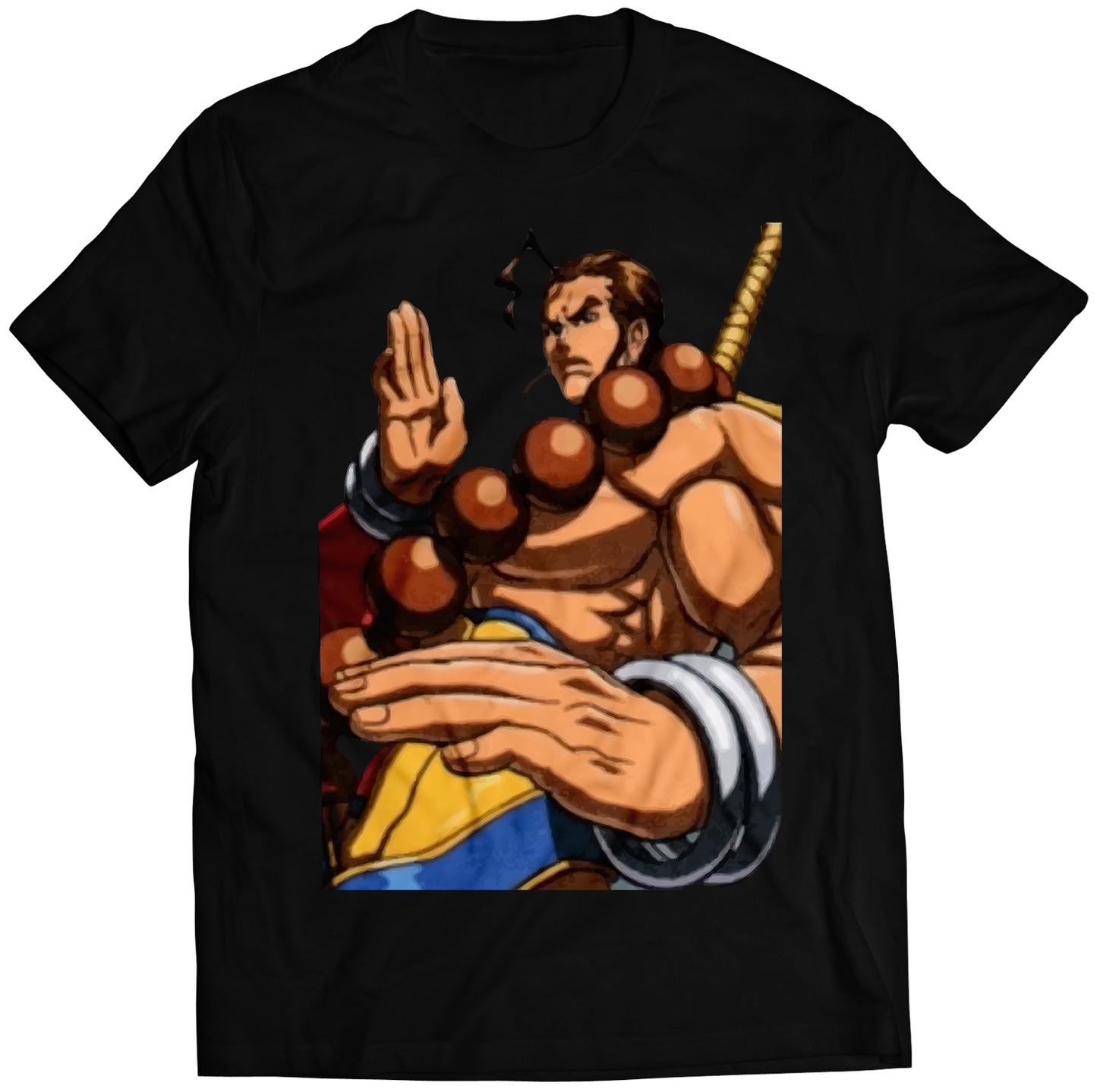 Donovan V2 Rare Portrait Darkstalkers Premium Unisex T-shirt (Vectorized Design)