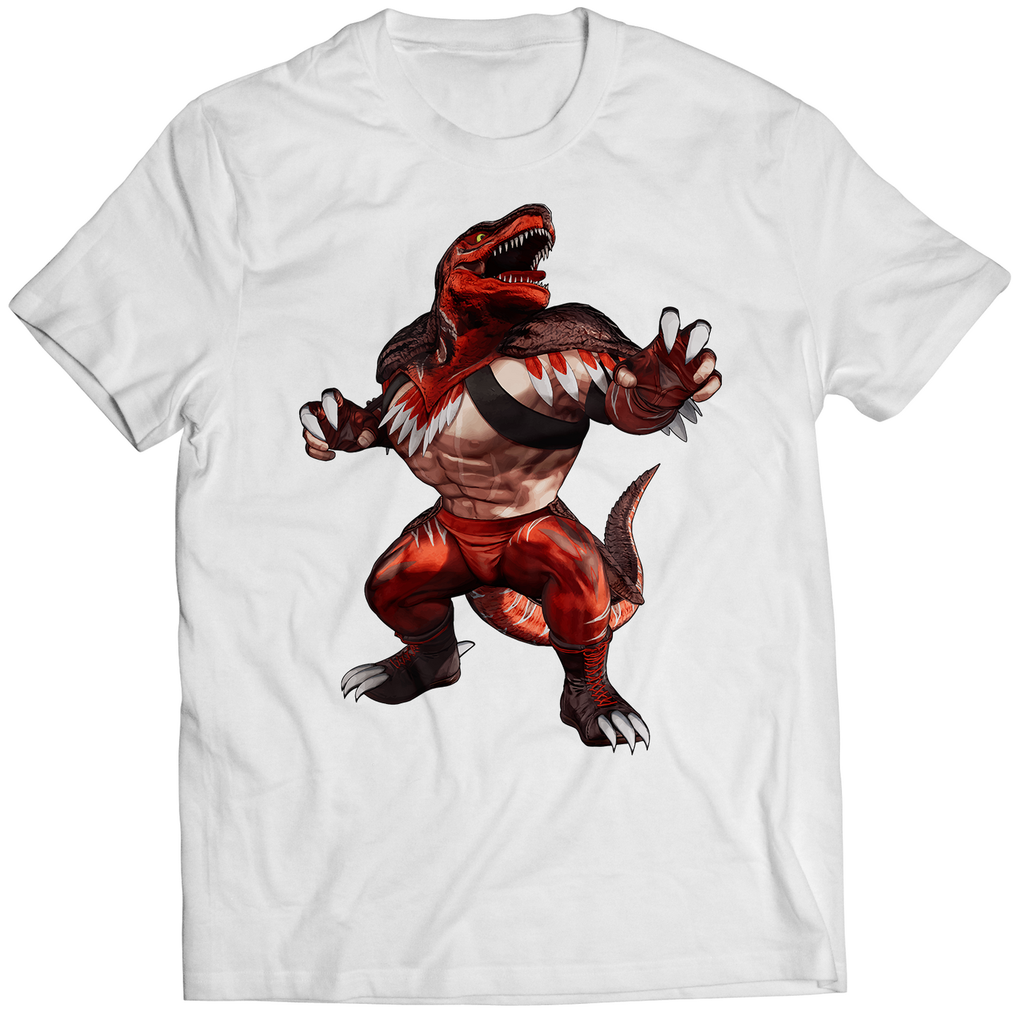 Dinosaur KOF15 KOFXV Premium Unisex T-shirt (Vectorized Design)