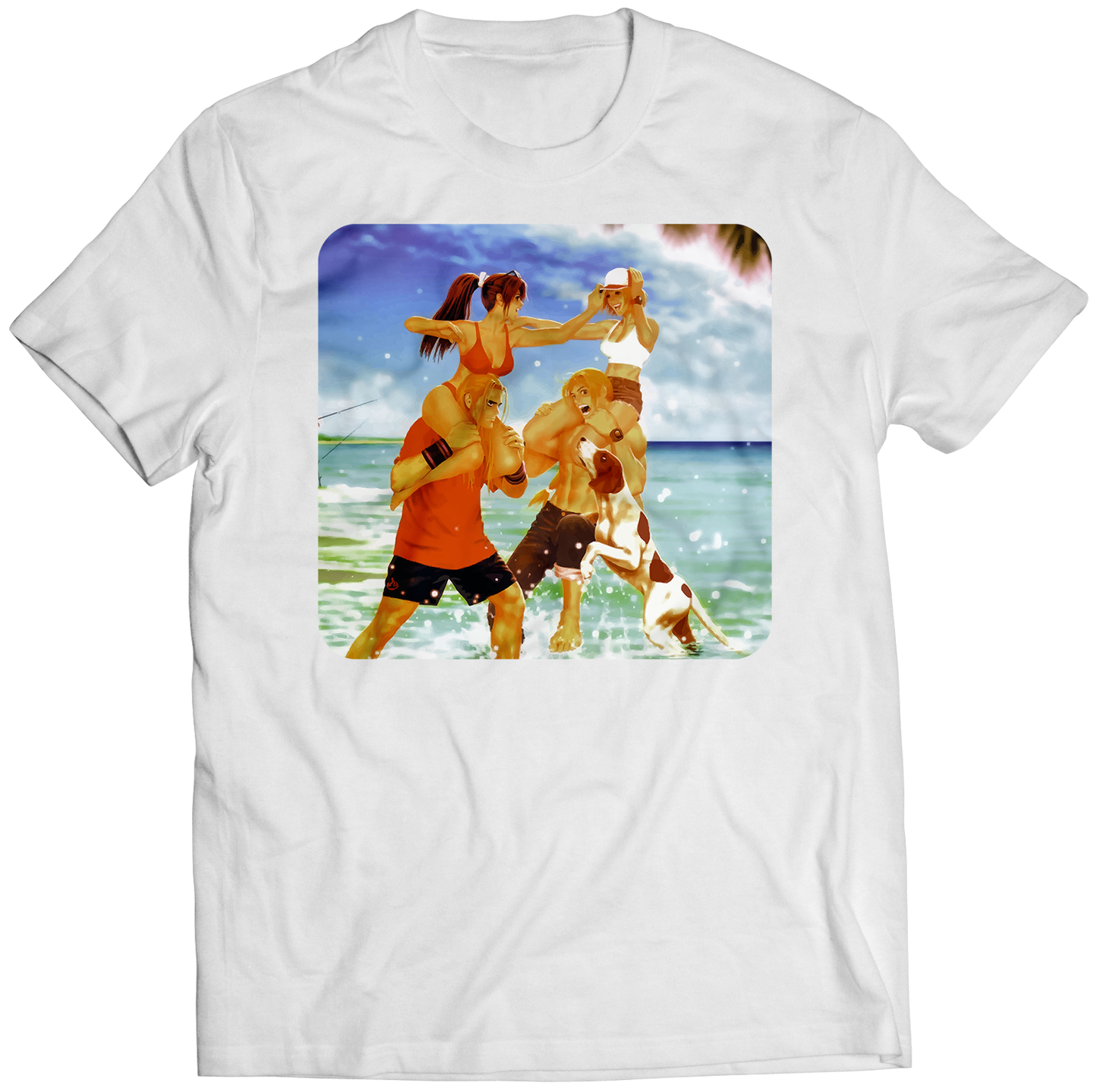 Beach KOF99 Premium Unisex T-shirt (Vectorized Design)