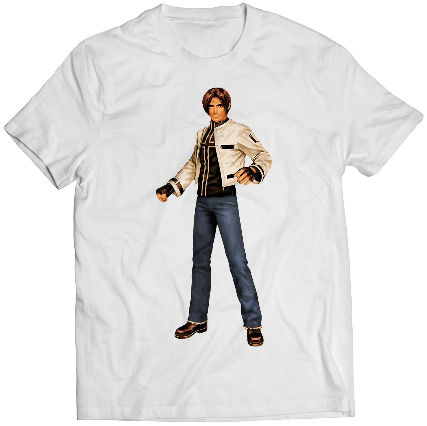 Kyo Kusanagi KOF99 Premium Unisex T-shirt (Vectorized Design)