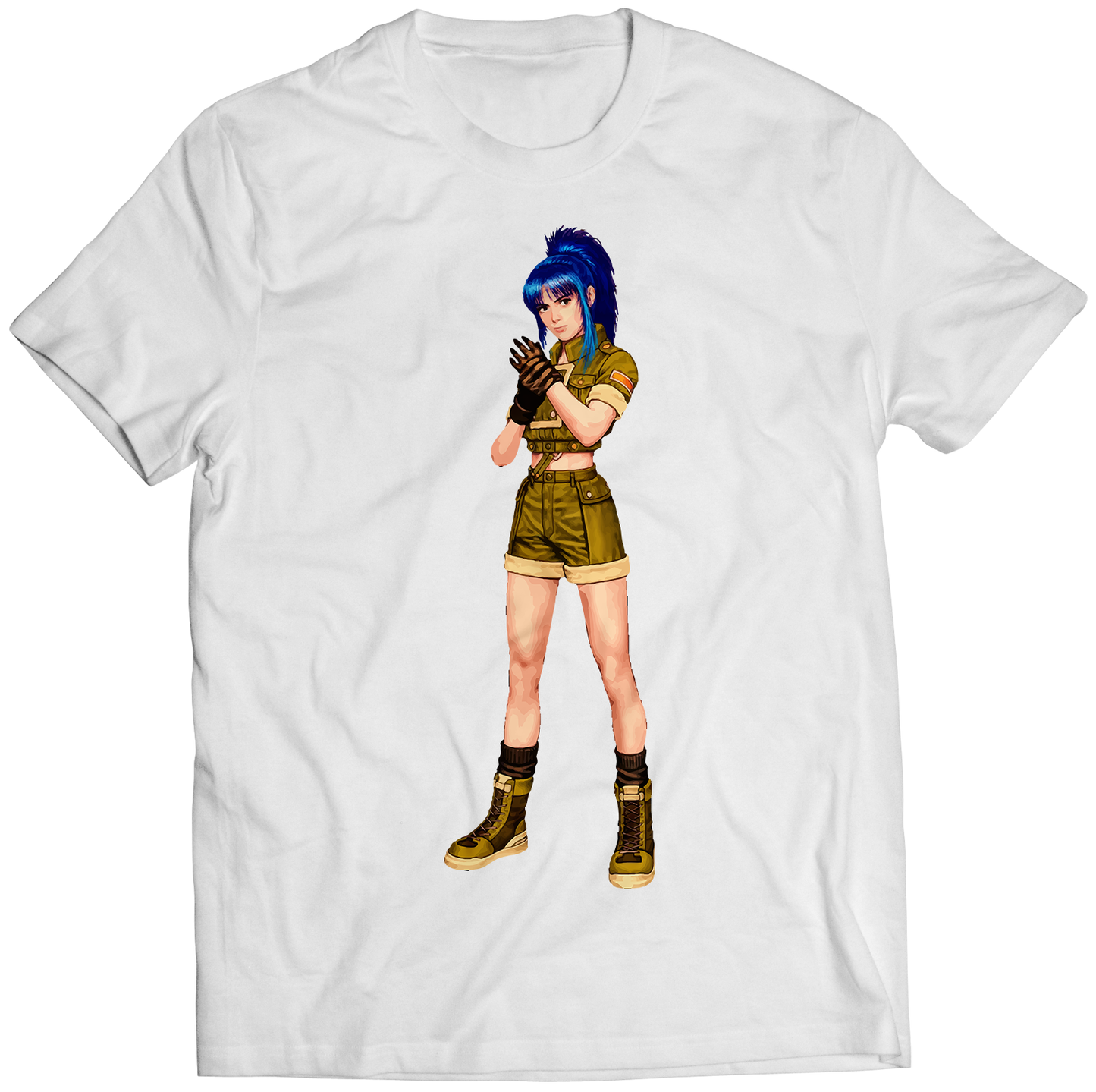 Leona KOF99 Premium Unisex T-shirt (Vectorized Design)