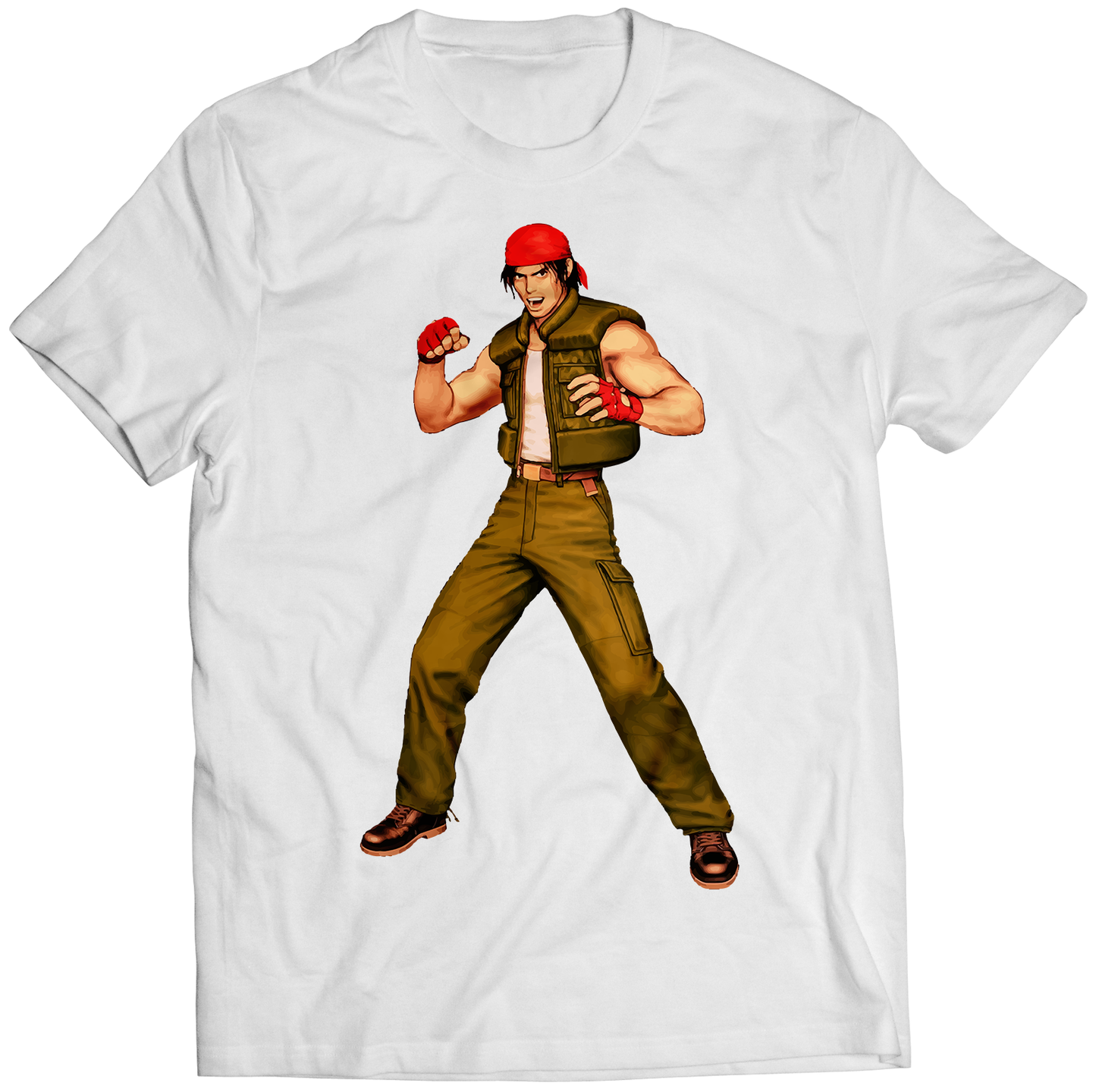 Ralf Jones KOF99 Premium Unisex T-shirt (Vectorized Design)