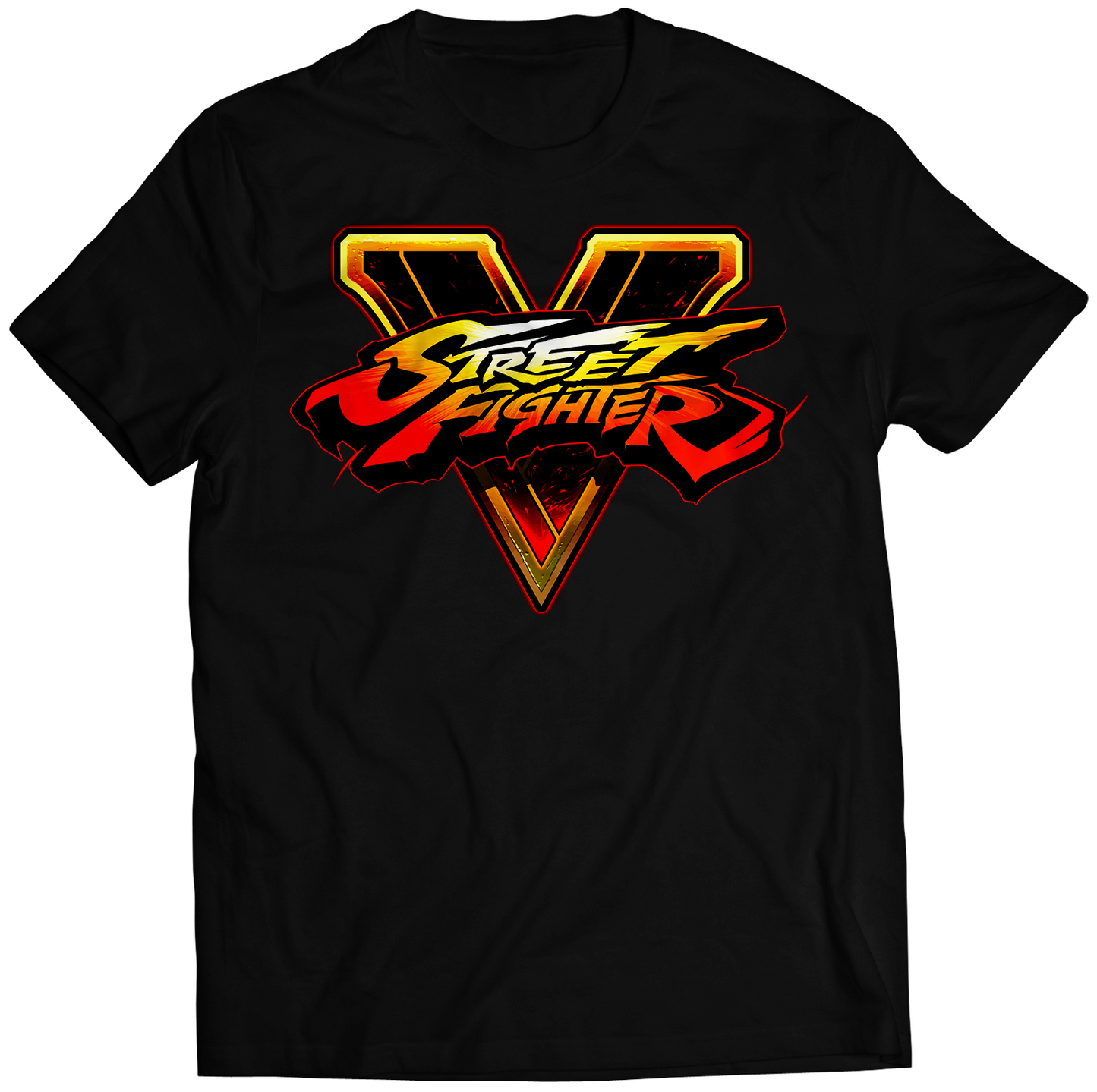 SFV SF5 Title Logo Premium Unisex T-shirt (Vectorized Design)