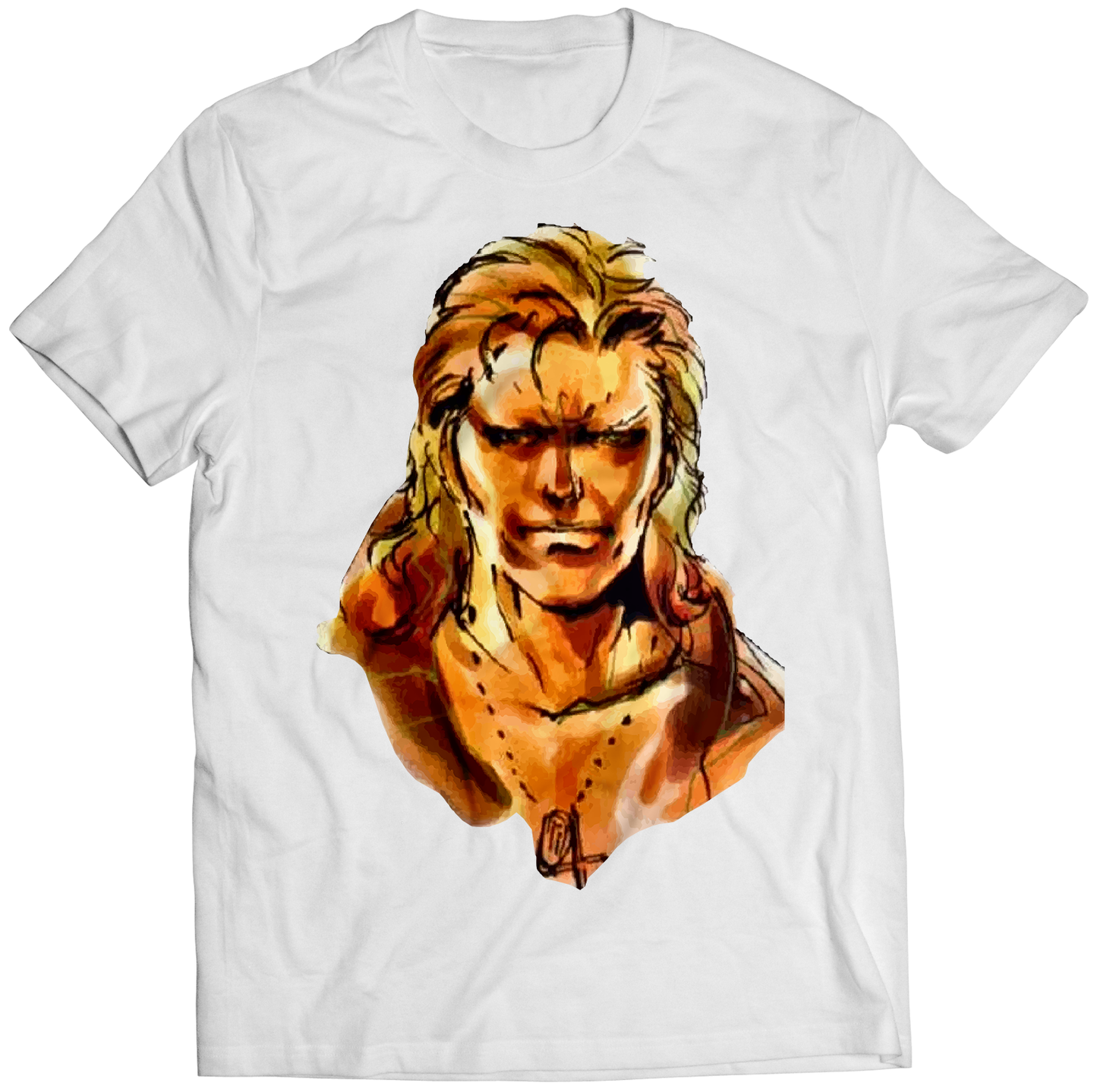 Liquid Snake MGS Portrait Premium Unisex T-shirt (Vectorized Design)
