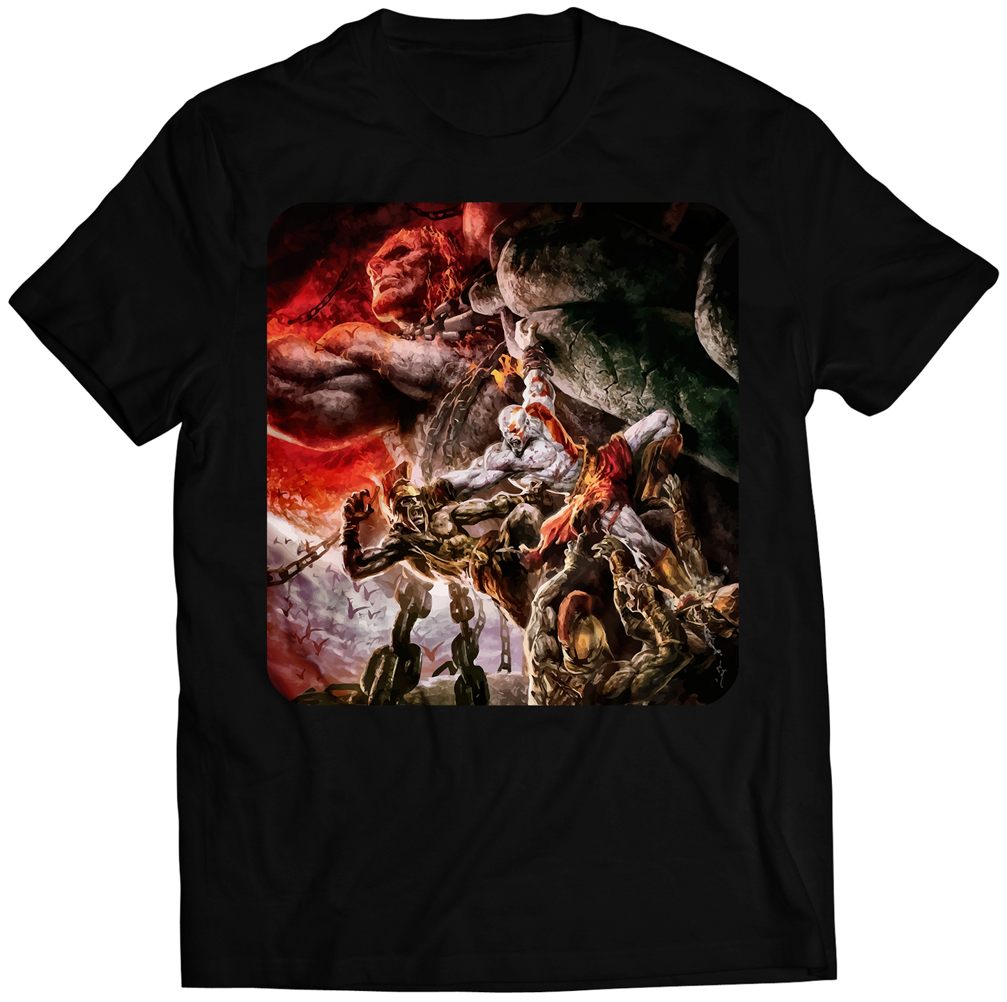 Kratos Climing Atlas GOW2 Premium Unisex T-shirt (Vectorized Design)