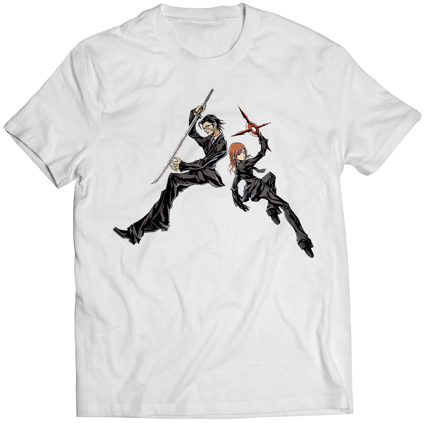 Katana Shuriken Before Crisis FF7 FFVII Premium Unisex T-shirt (Vectorized Design)