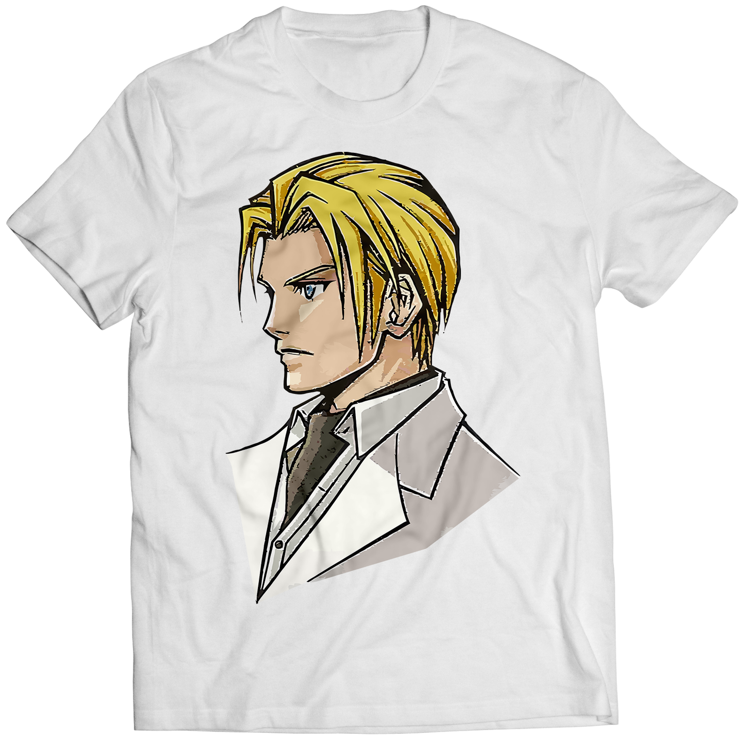 Rufus Before Crisis FF7 FFVII Premium Unisex T-shirt (Vectorized Design)