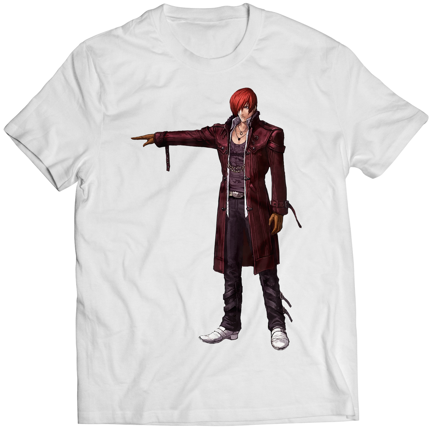Iori Yagami KOF14 XIV Premium Unisex T-shirt (Vectorized Design)