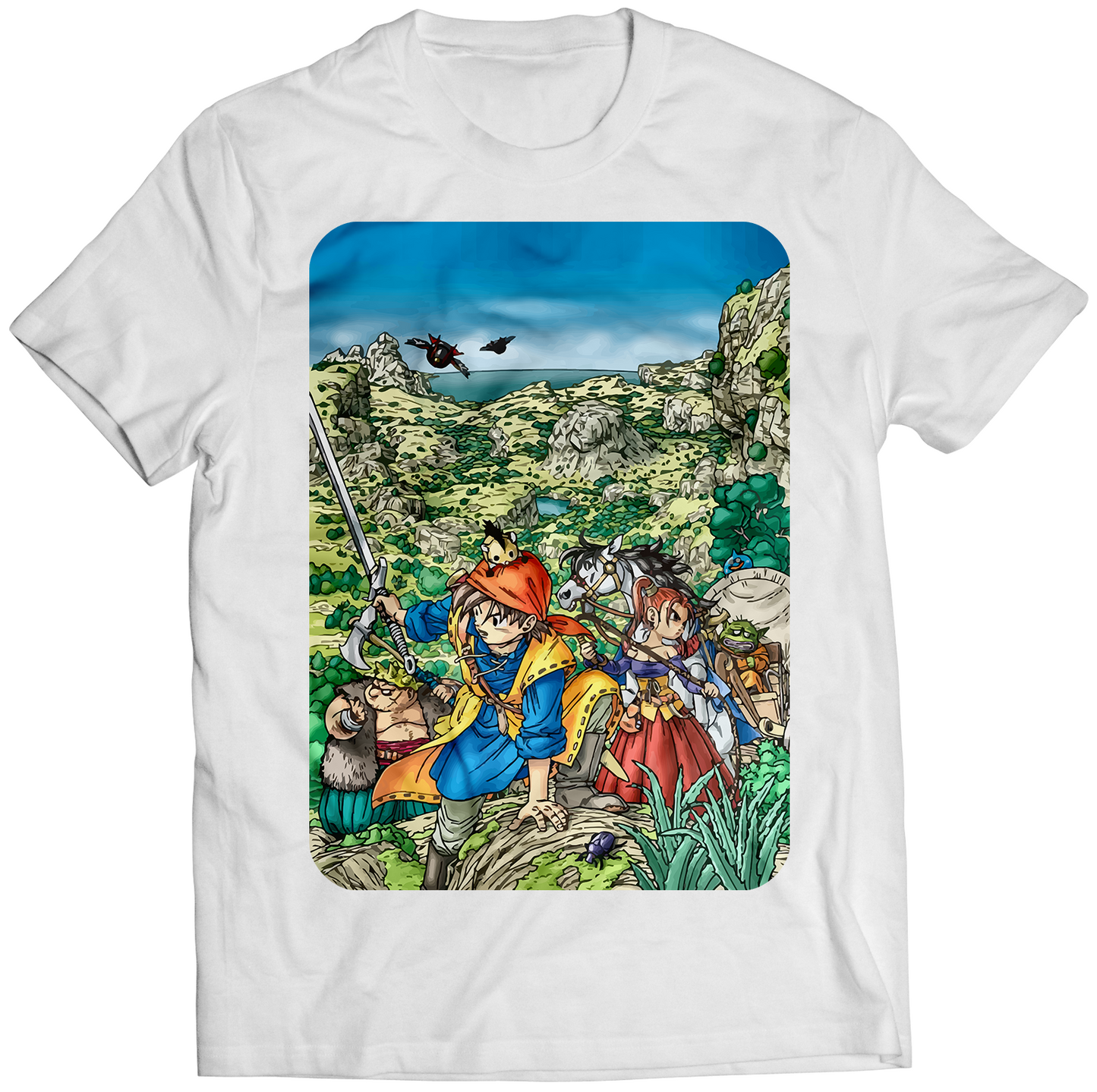DQ8 VIII Cover Premium Unisex T-shirt (Vectorized Design)