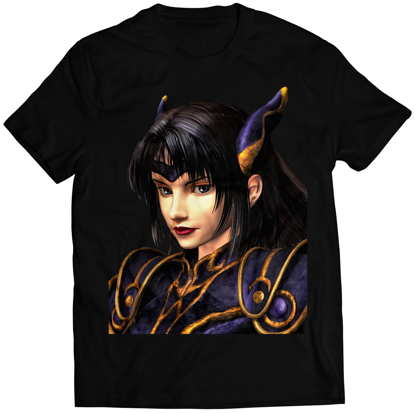 Rose Portrait TLOD Premium Unisex T-shirt (Vectorized Design)