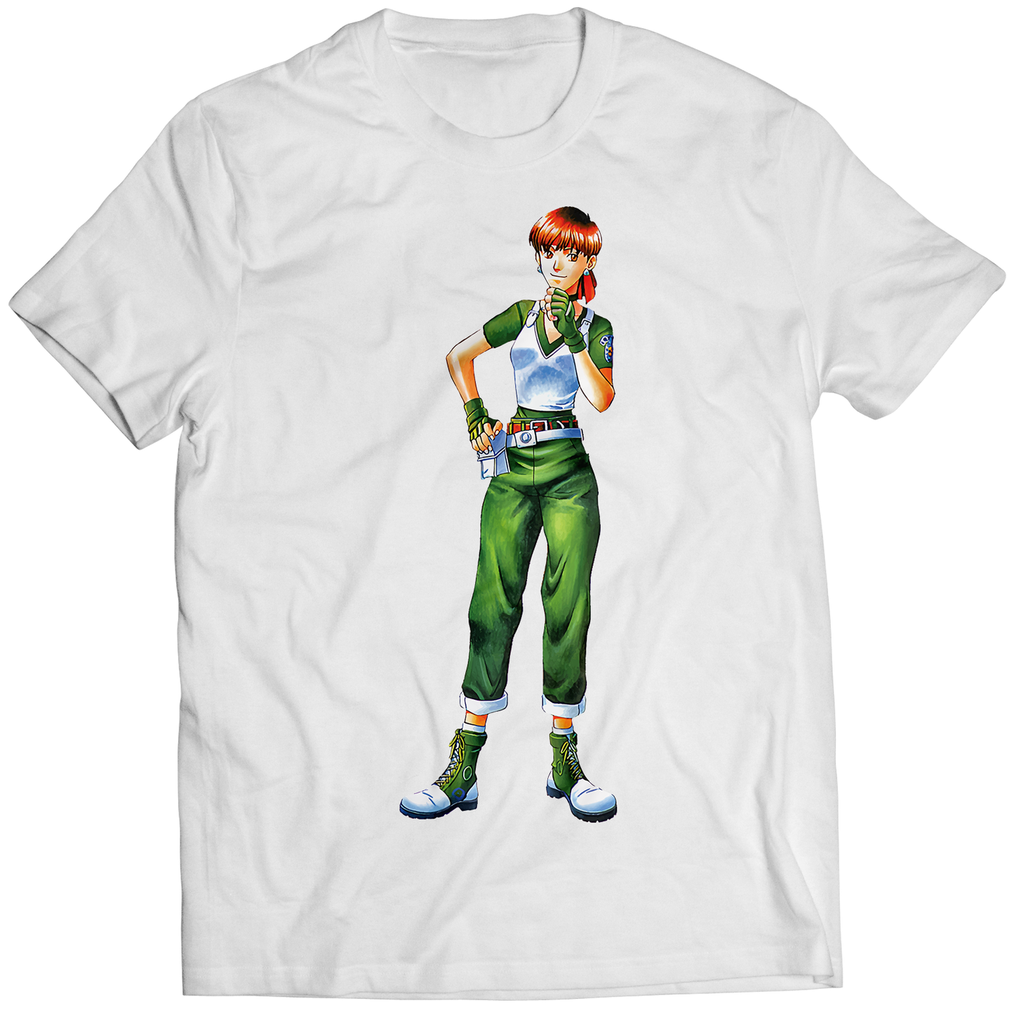 Rebecca Chambers Original Biohazard Residence Evil Premium Unisex T-shirt (Vectorized Design)