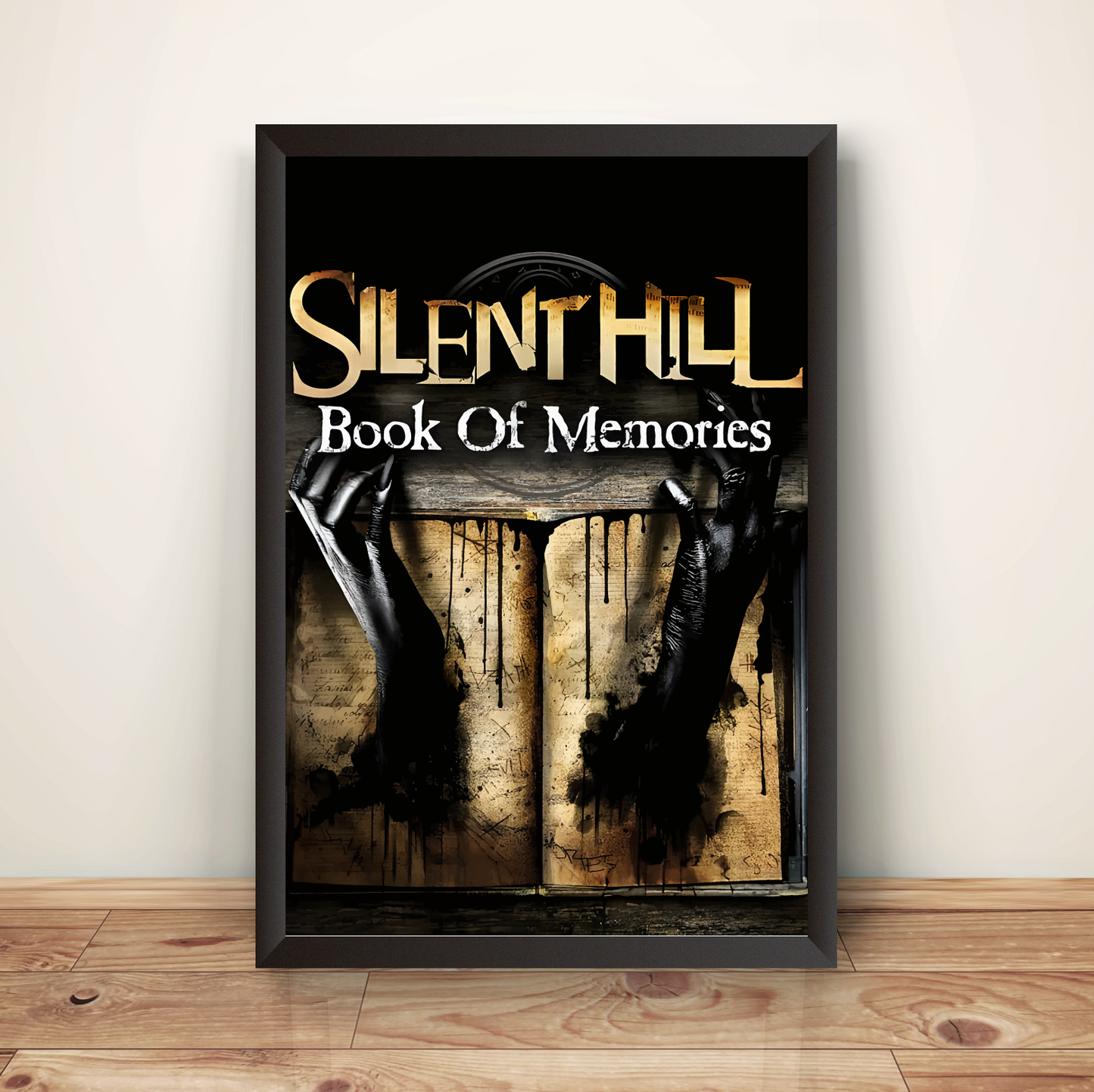 Book Of Memories Silence Hill Premium Poster (Vectorized Design)