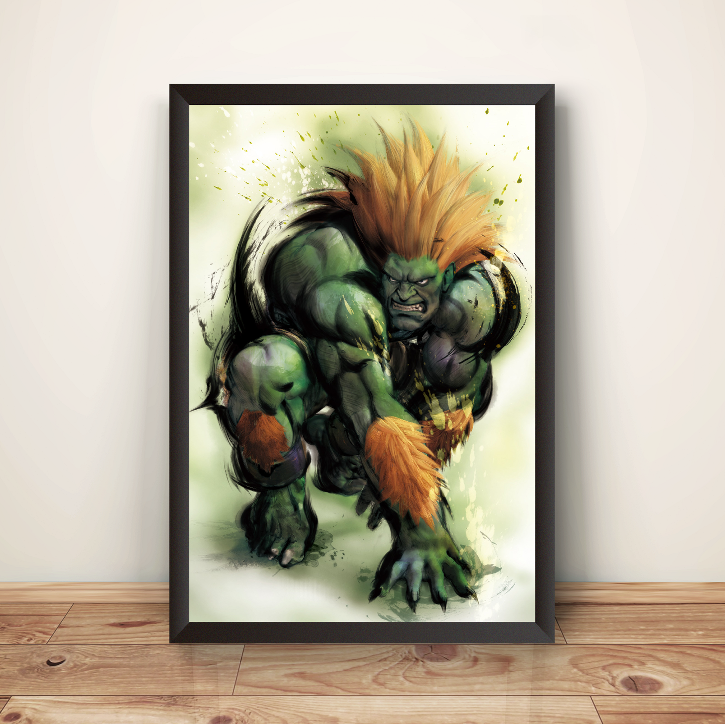 Blanka SF4 Premium Poster (Vectorized Design)