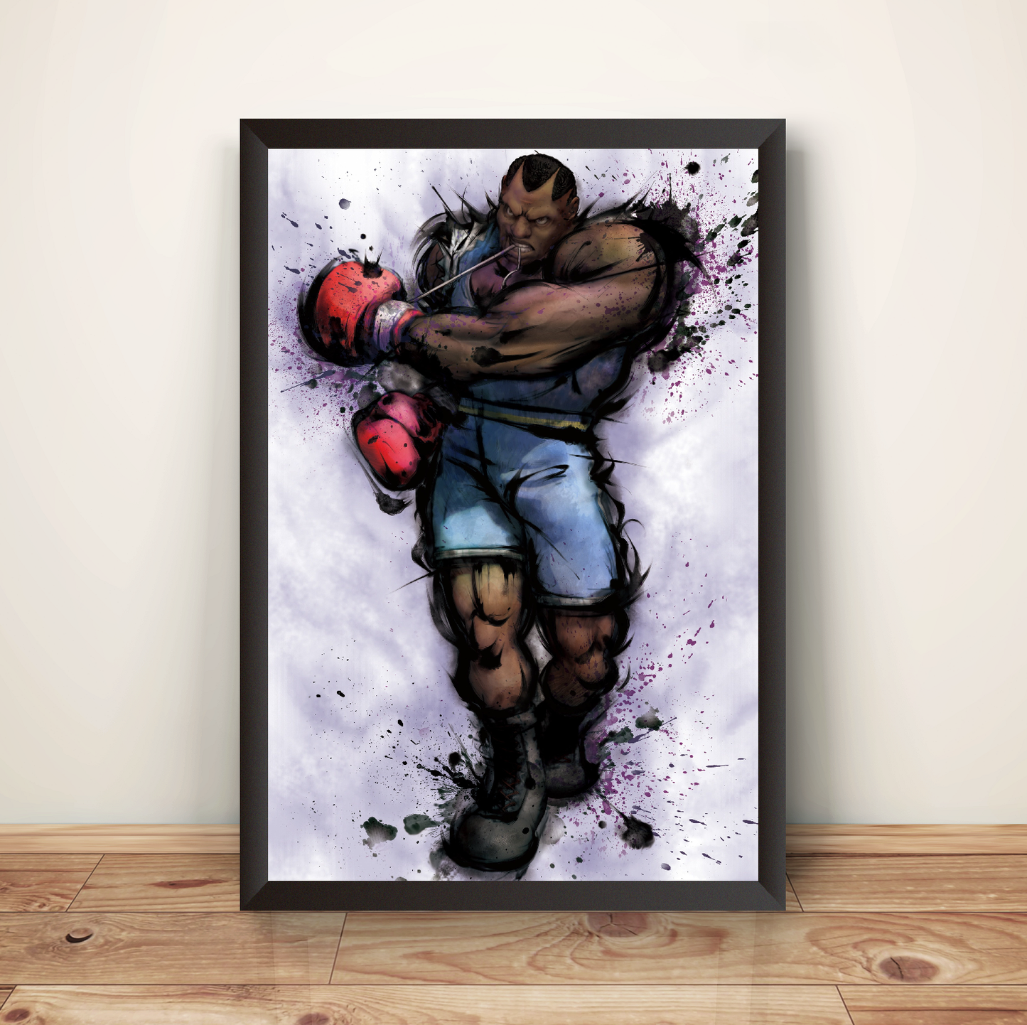 Balrog Boxer SF4 Premium Poster (Vectorized Design)