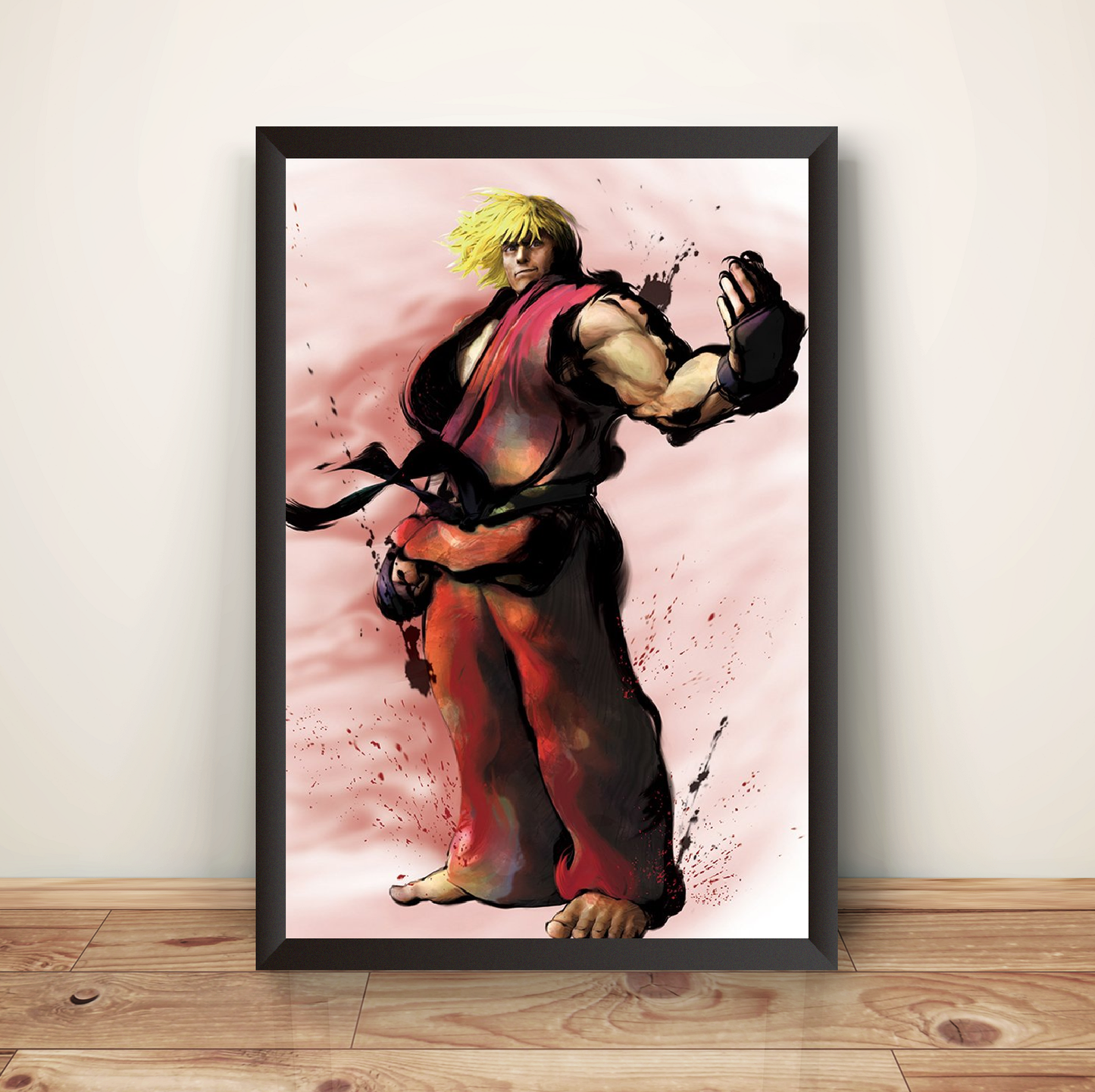 Ken SF4 Premium Poster (Vectorized Design)