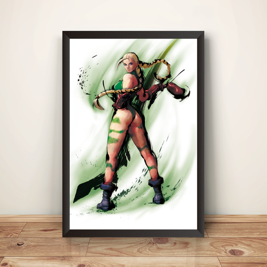 Cammy SF4 Premium Poster (Vectorized Design)